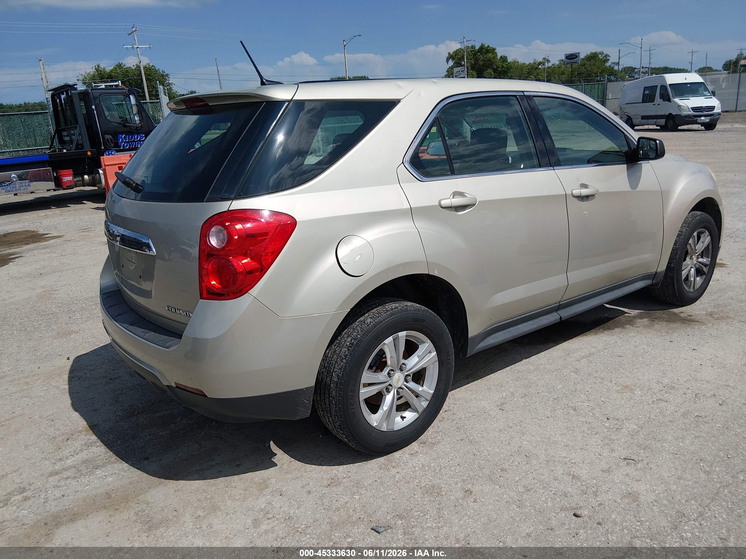 2014 Chevrolet Equinox Ls Champagne vin: 1GNFLEEK7EZ137794
