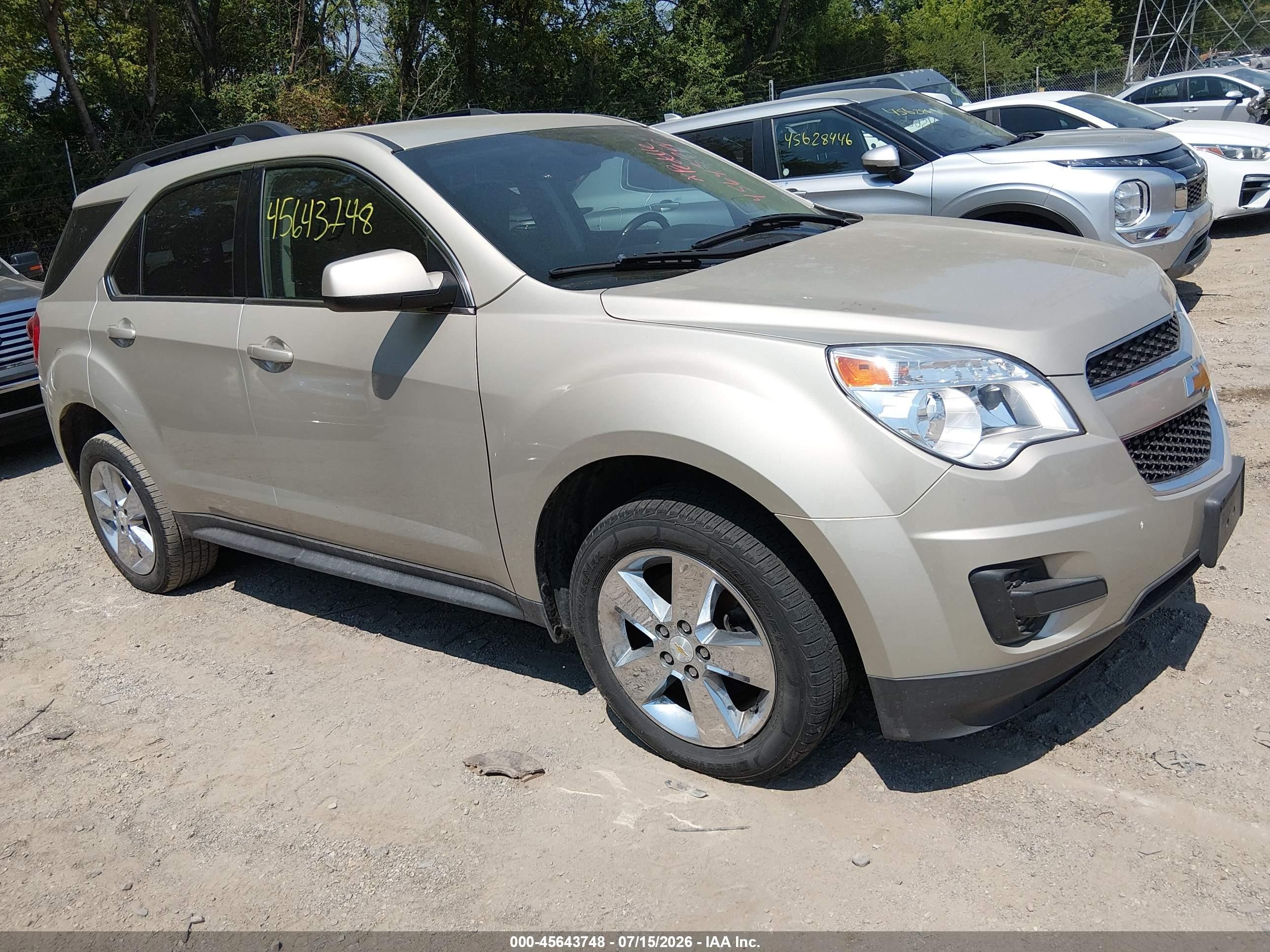 2013 Chevrolet Equinox Lt Pewter vin: 1GNFLEEK8DZ111655