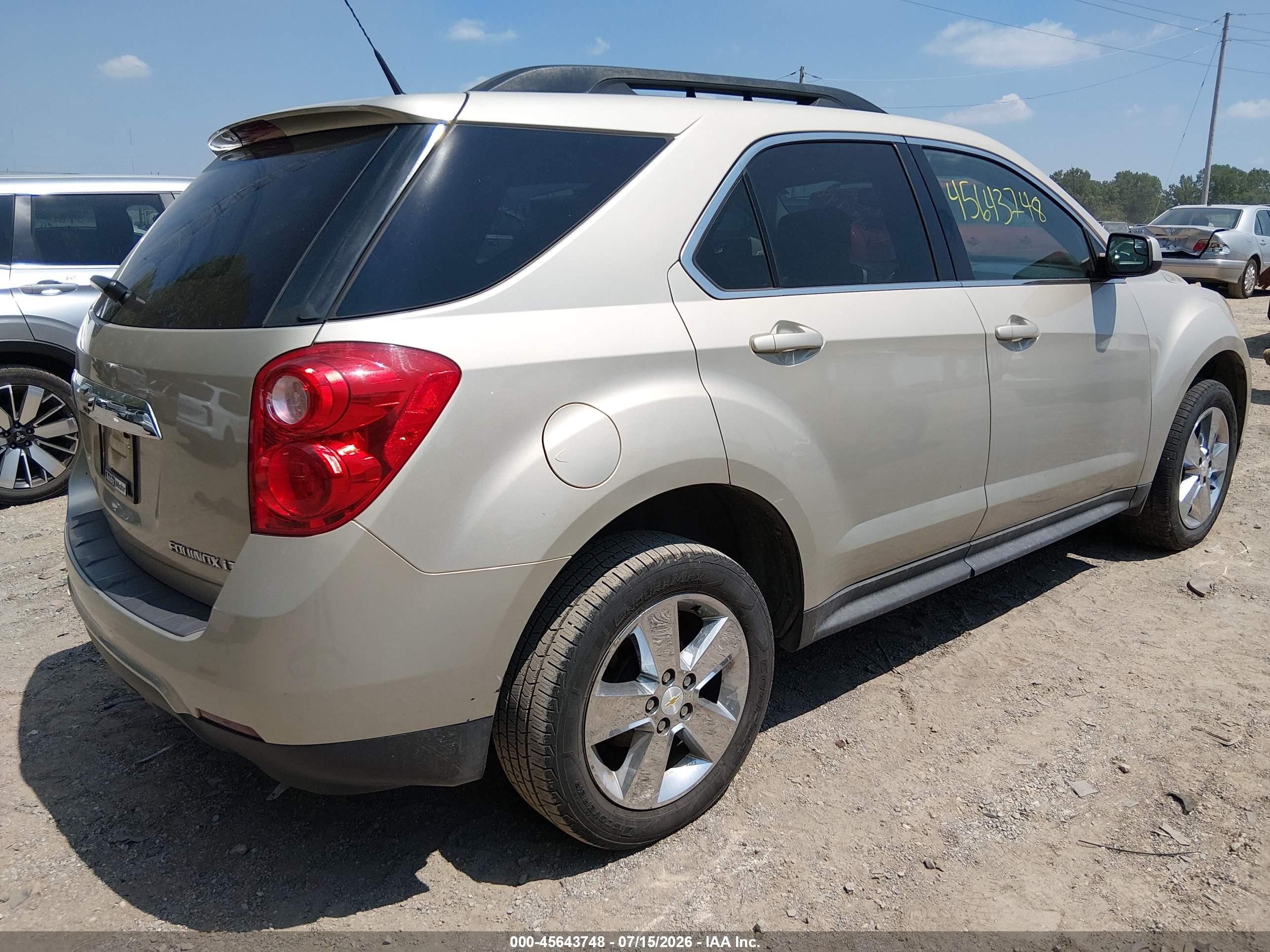 2013 Chevrolet Equinox Lt Pewter vin: 1GNFLEEK8DZ111655