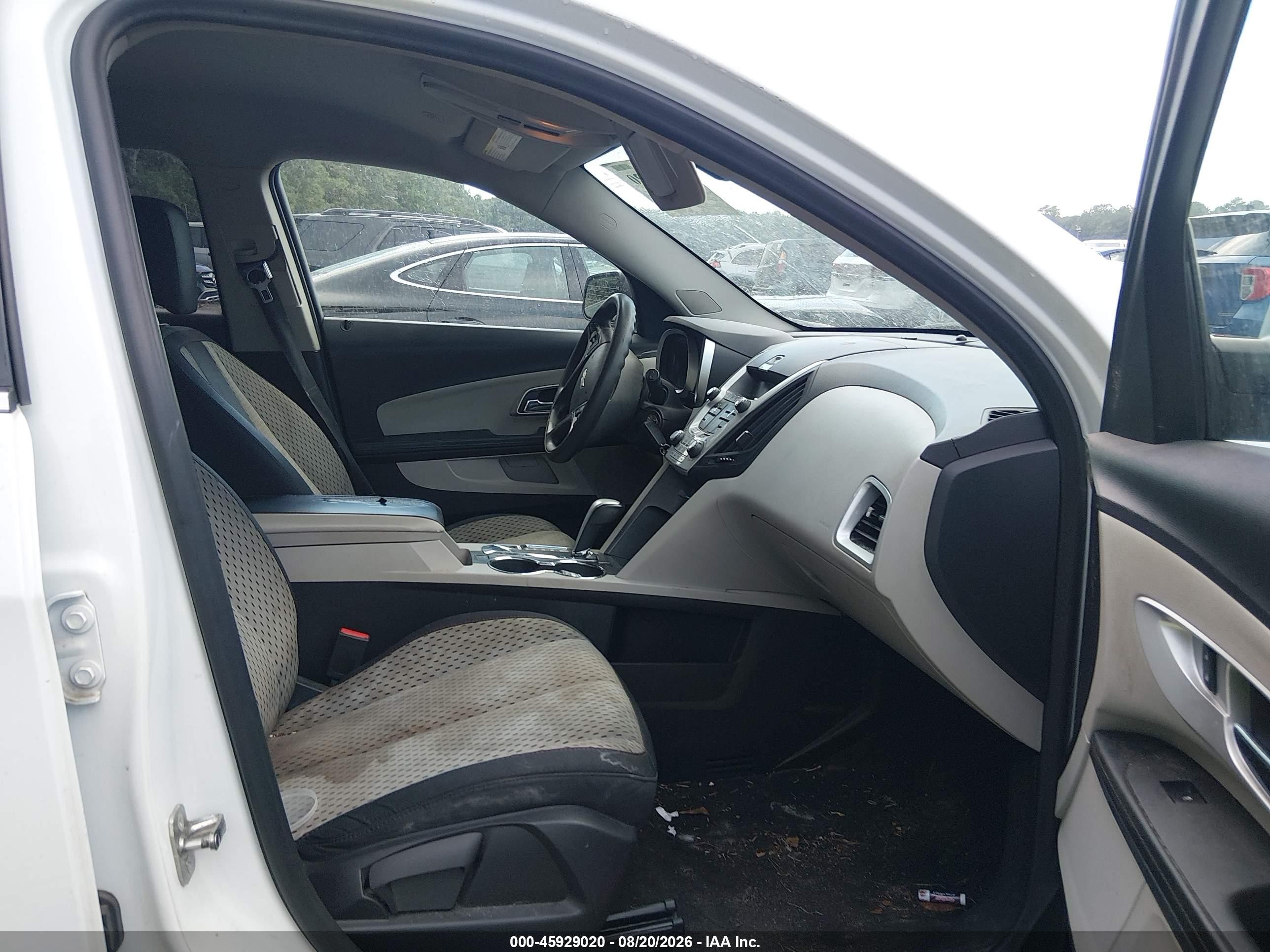 2015 Chevrolet Equinox Ls White vin: 1GNFLEEK8FZ135408