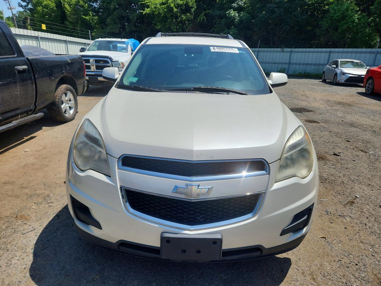 2013 Chevrolet Equinox Lt White vin: 1GNFLEEK9DZ125001