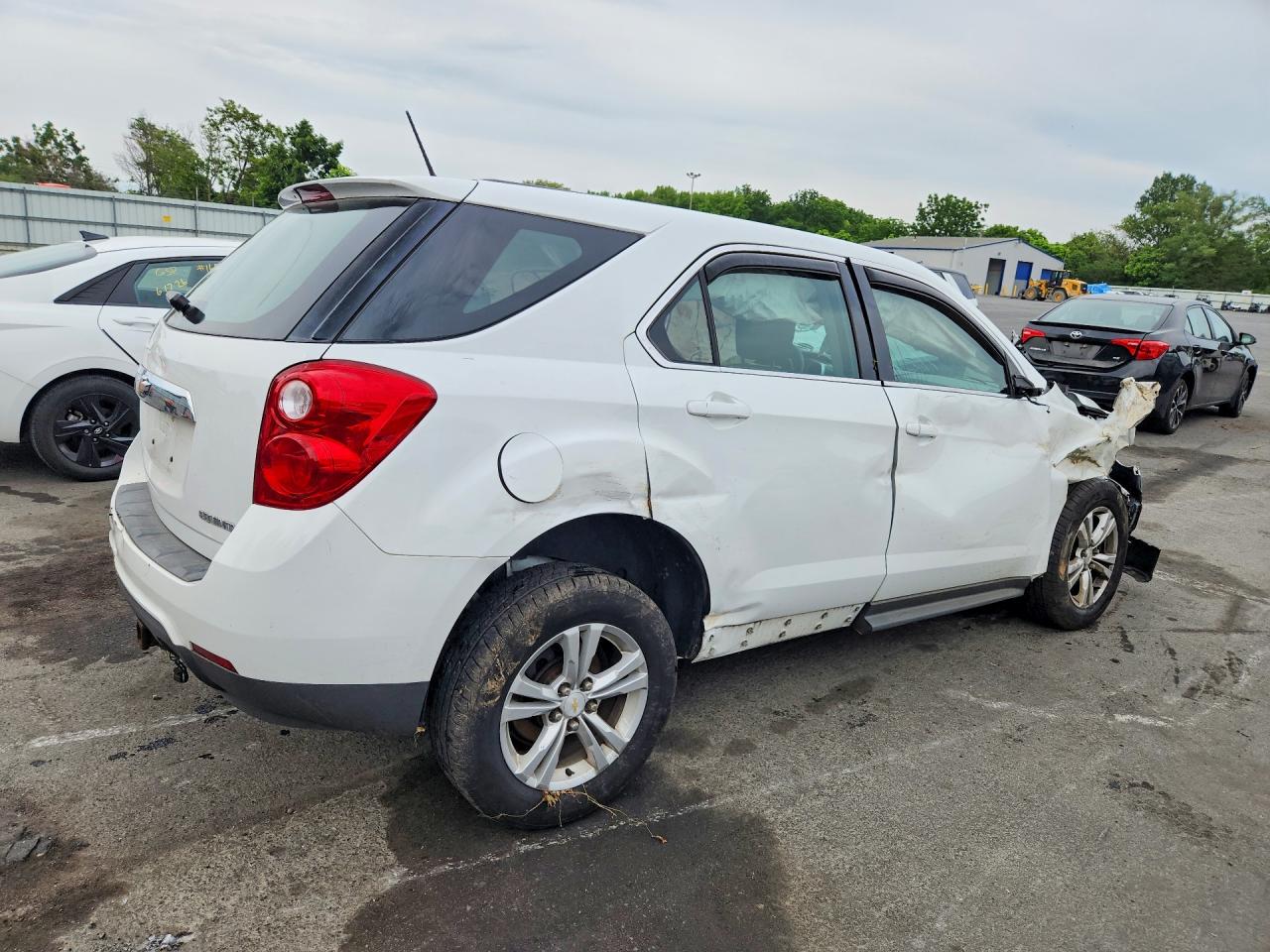 2014 Chevrolet Equinox Ls Белый vin: 1GNFLEEK9EZ106062