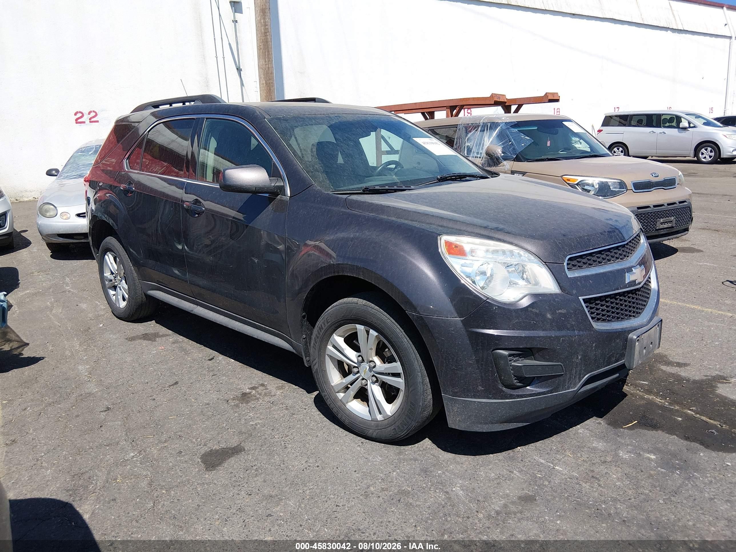 2013 Chevrolet Equinox Lt Black vin: 1GNFLEEKXDZ101497