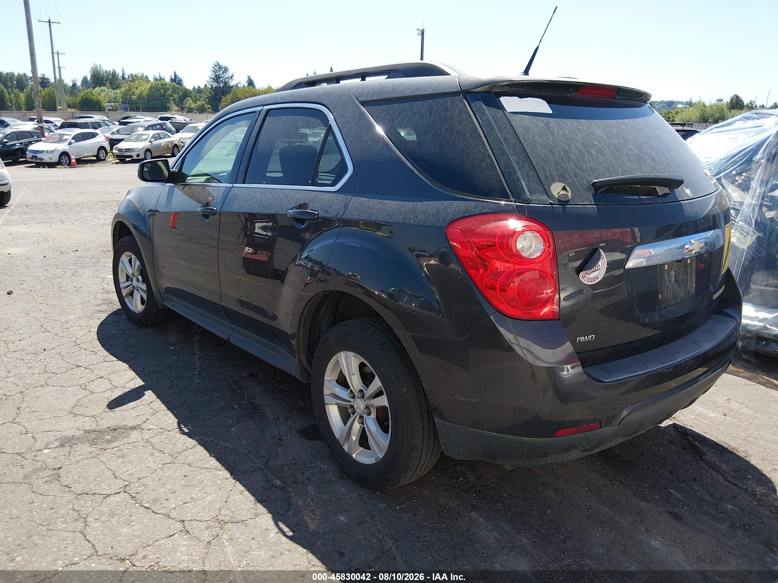 2013 Chevrolet Equinox Lt Черный vin: 1GNFLEEKXDZ101497