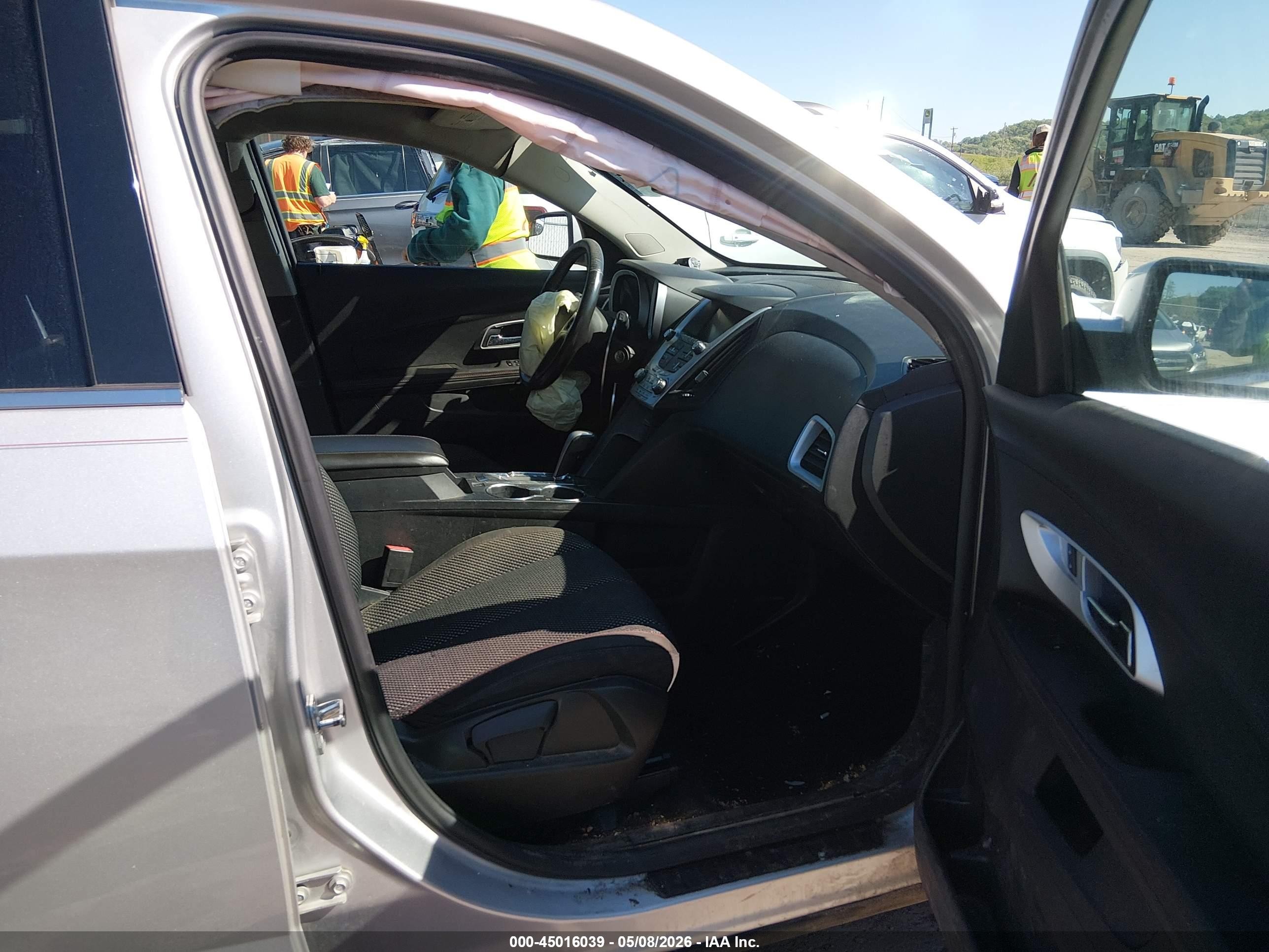 2014 Chevrolet Equinox 1lt Silver vin: 1GNFLFEK0EZ120356