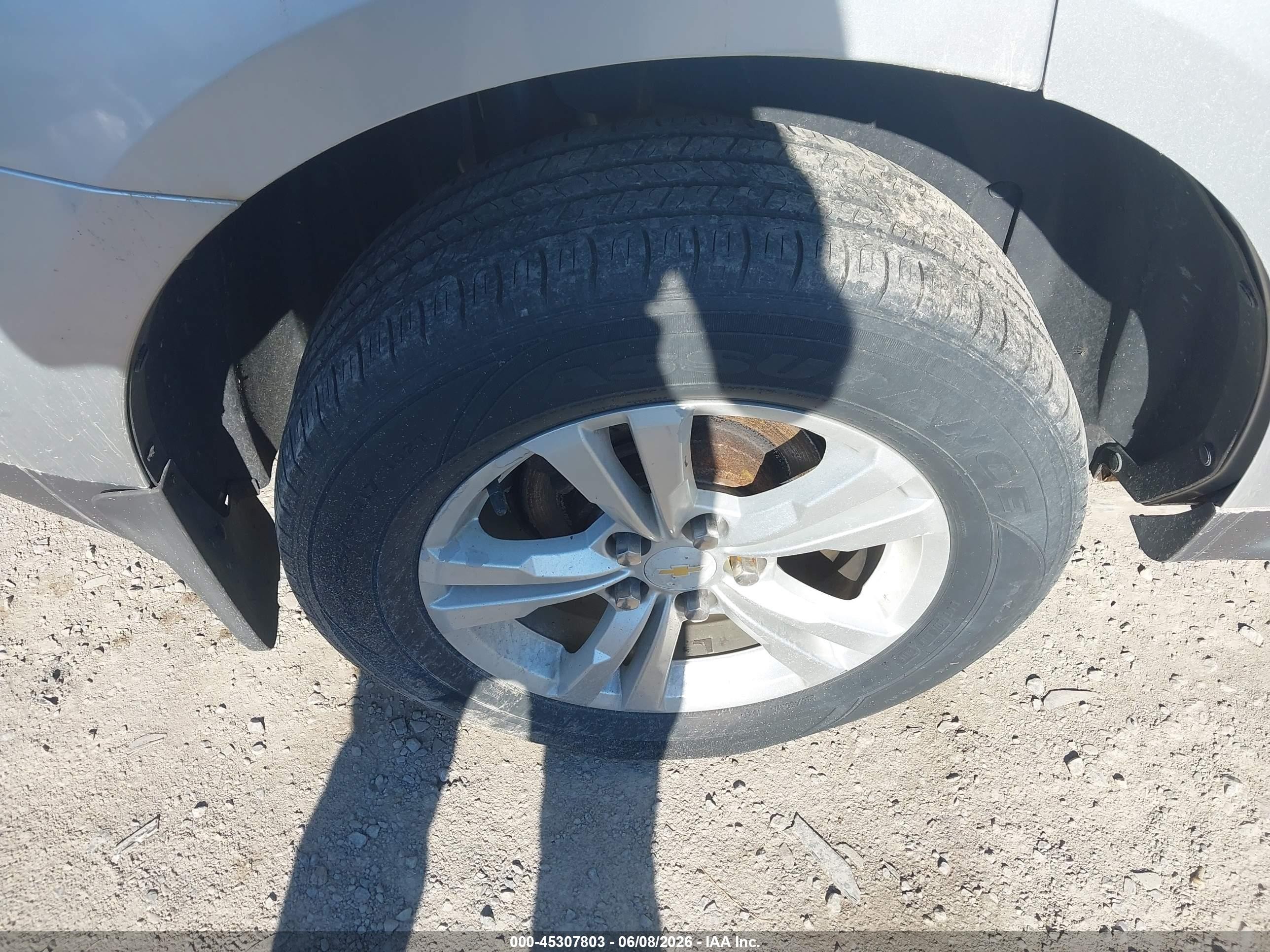 2014 Chevrolet Equinox 1lt Silver vin: 1GNFLFEK0EZ120809