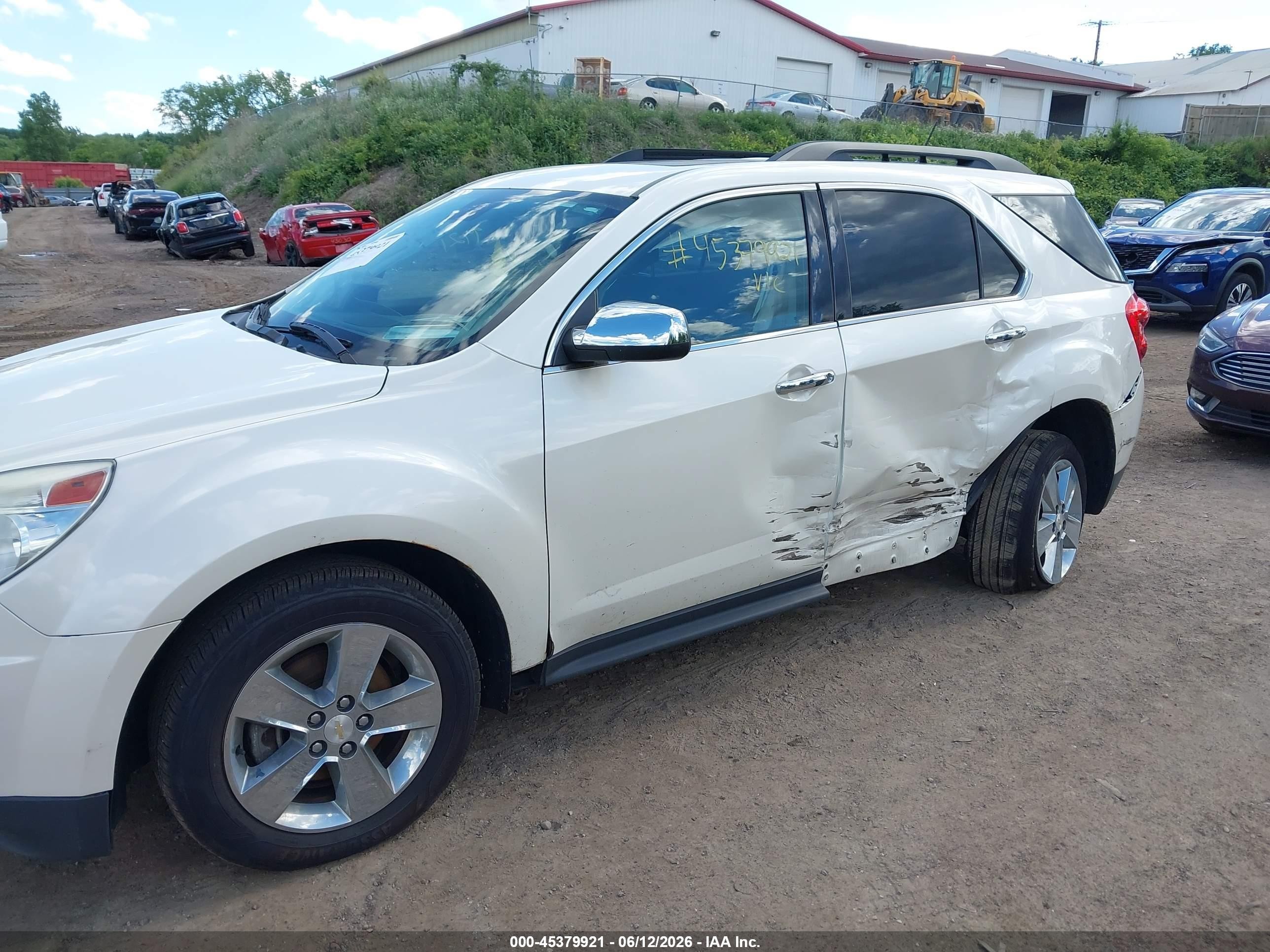 2014 Chevrolet Equinox Lt Белый vin: 1GNFLFEK1EZ138252