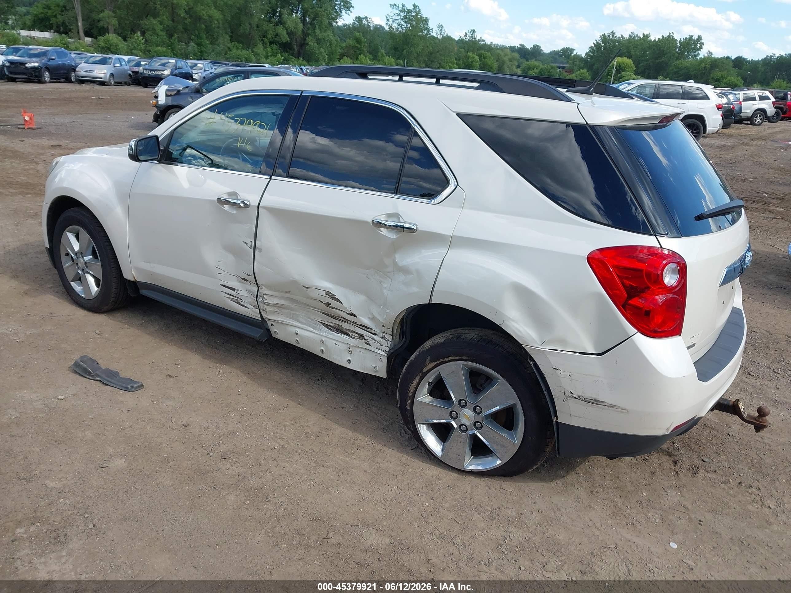 2014 Chevrolet Equinox Lt Белый vin: 1GNFLFEK1EZ138252