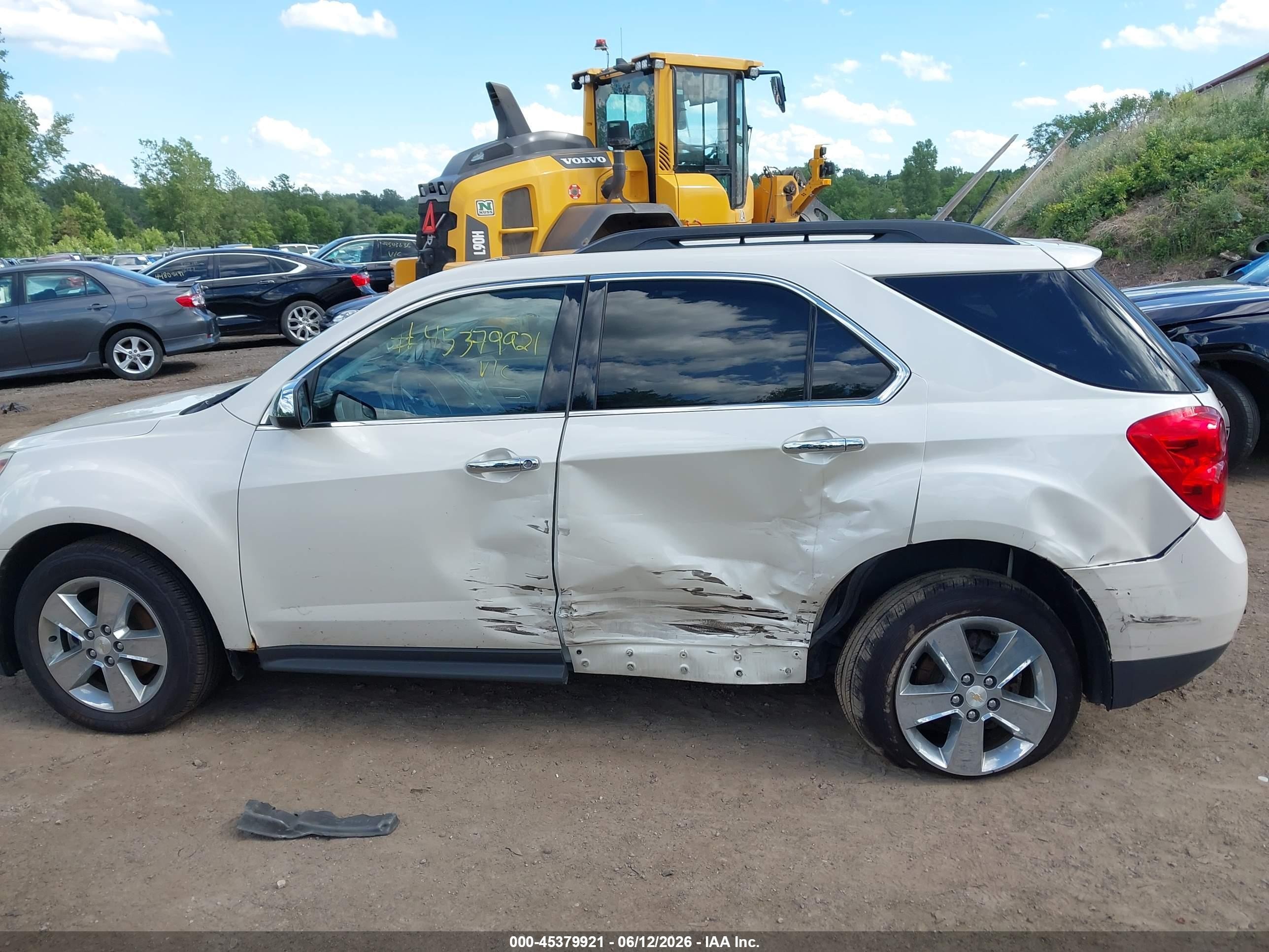 2014 Chevrolet Equinox Lt Белый vin: 1GNFLFEK1EZ138252