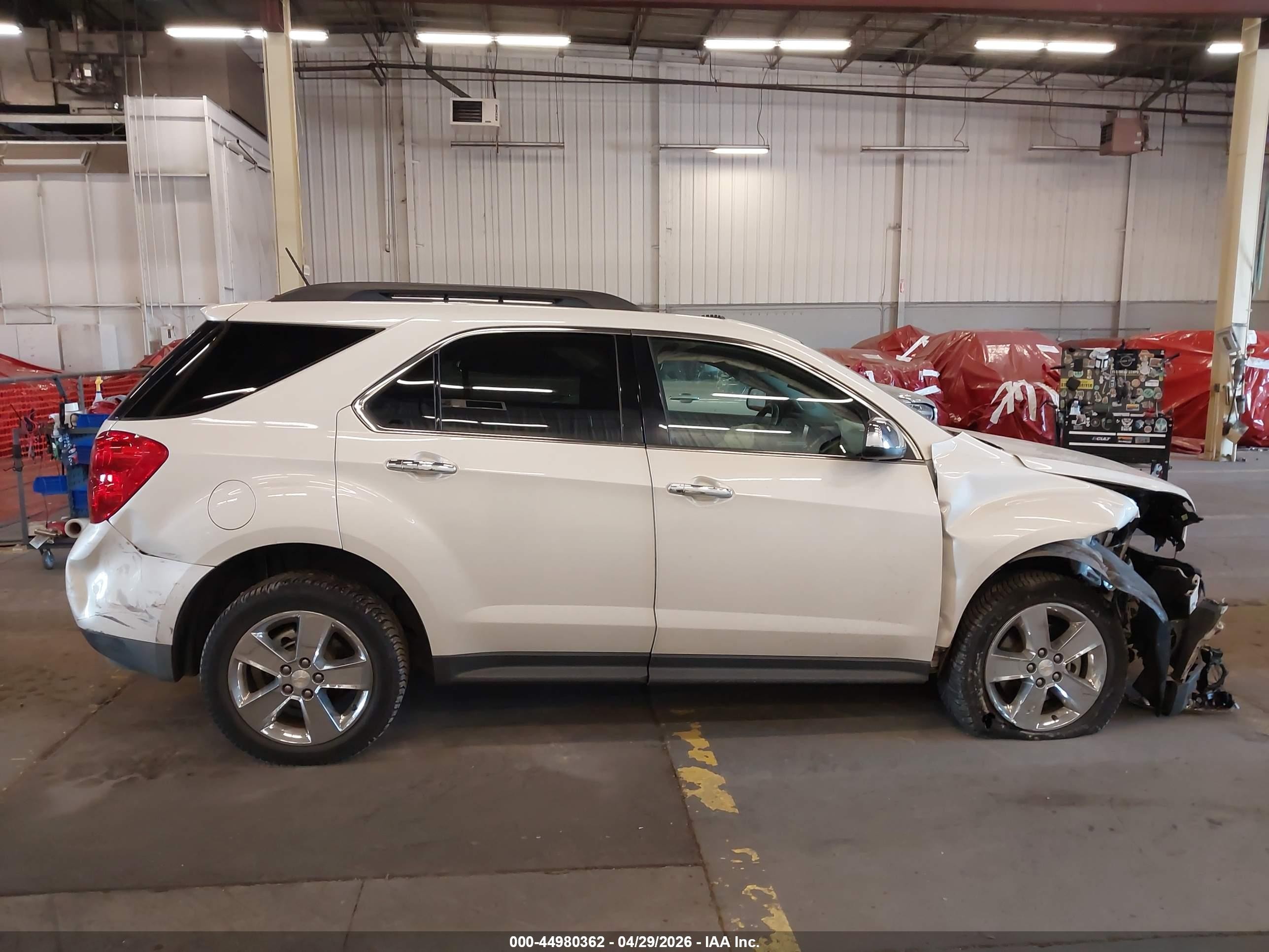 2015 Chevrolet Equinox 1lt Белый vin: 1GNFLFEK1FZ106421
