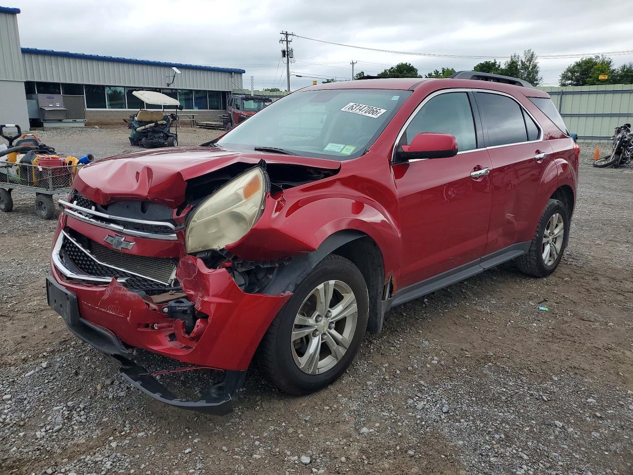 2014 Chevrolet Equinox Lt Red vin: 1GNFLFEK2EZ114185