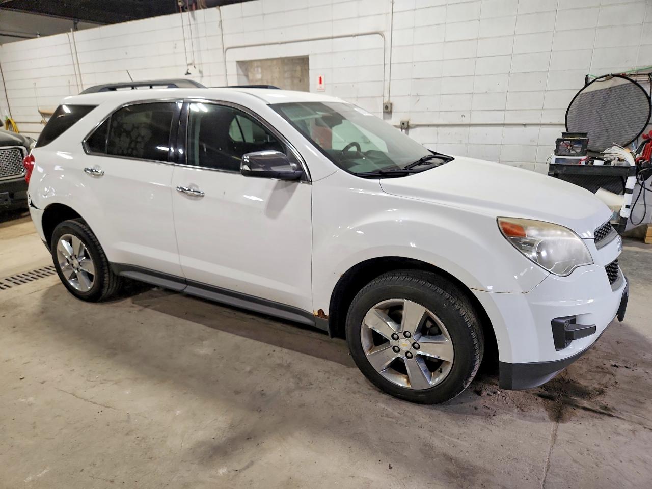 2014 Chevrolet Equinox Lt White vin: 1GNFLFEK2EZ134369