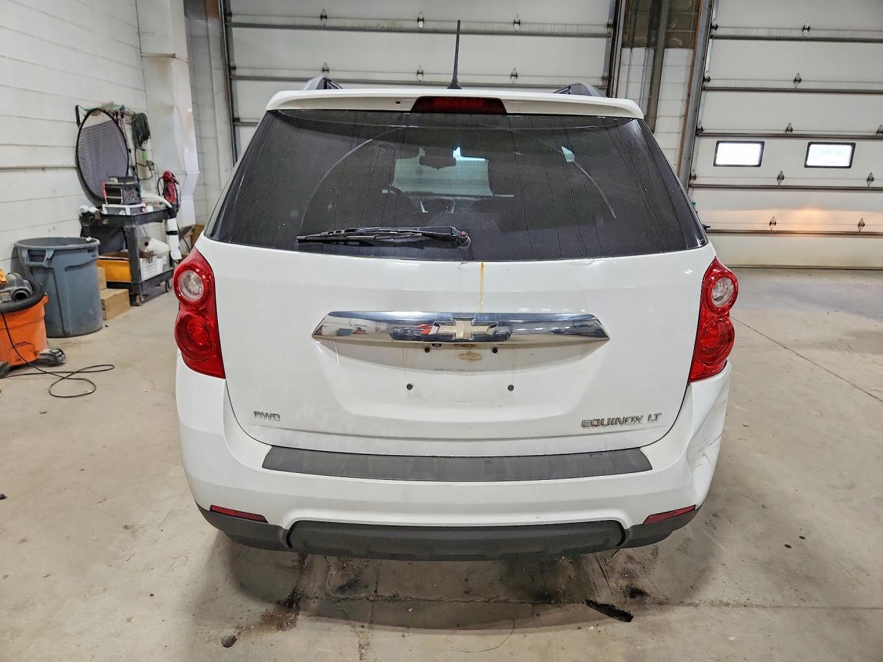 2014 Chevrolet Equinox Lt White vin: 1GNFLFEK2EZ134369