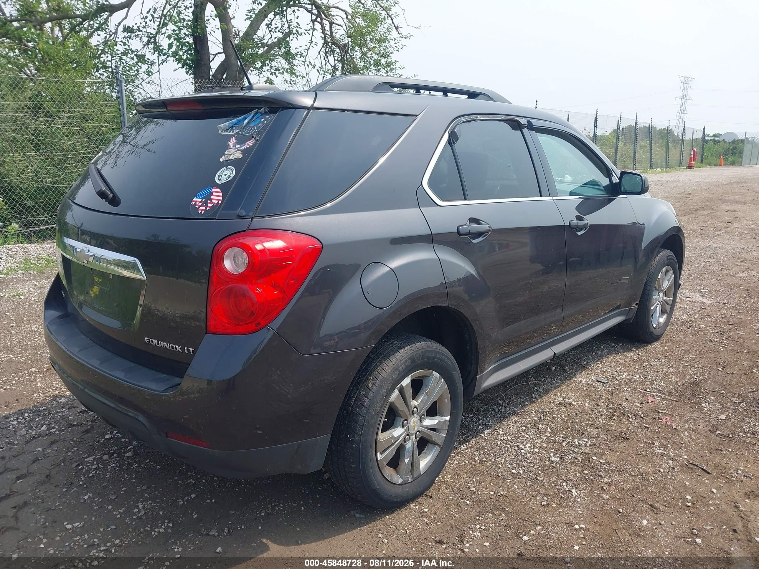 2015 Chevrolet Equinox Lt Серый vin: 1GNFLFEK4FZ146105