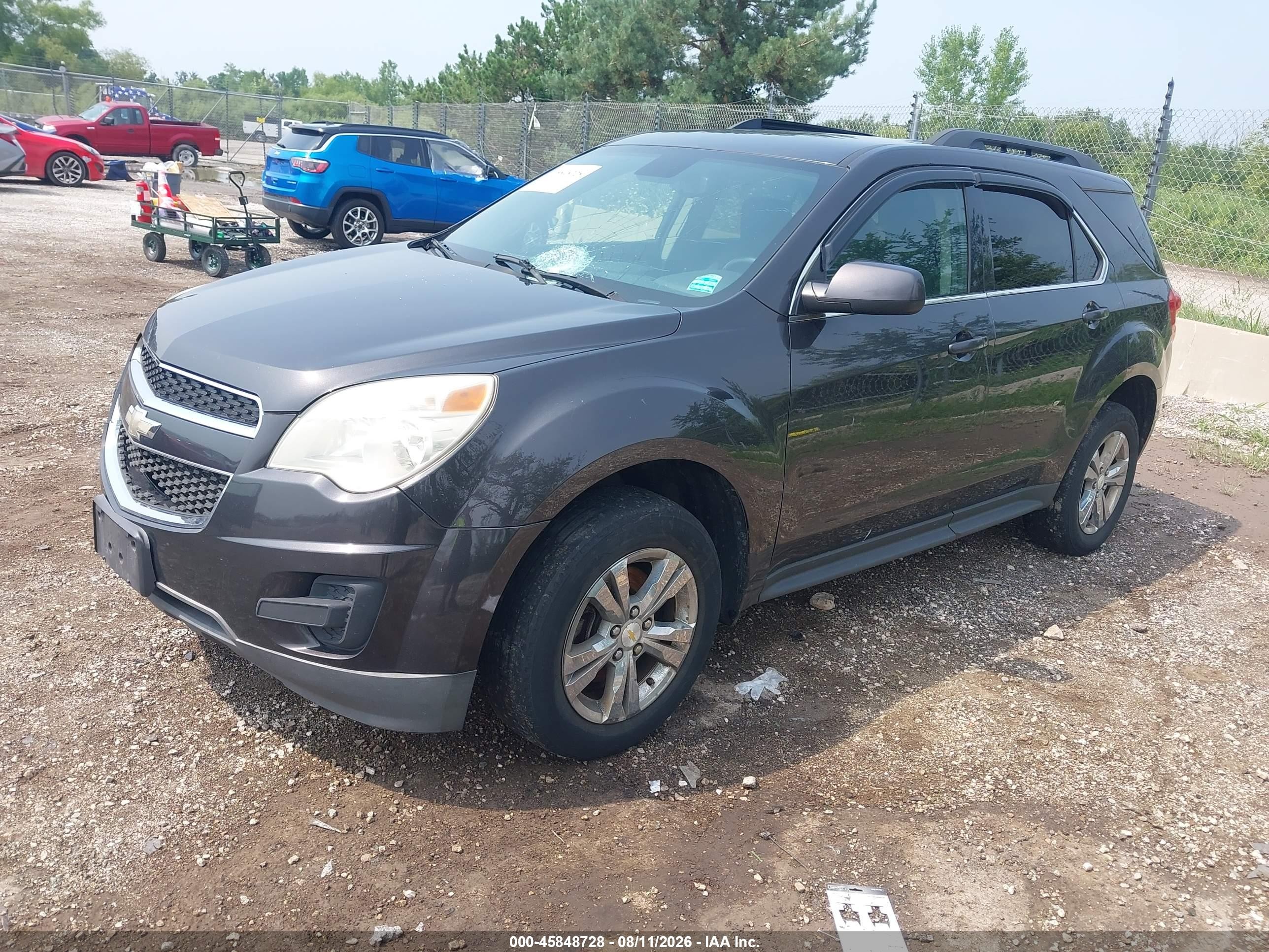 2015 Chevrolet Equinox Lt Серый vin: 1GNFLFEK4FZ146105