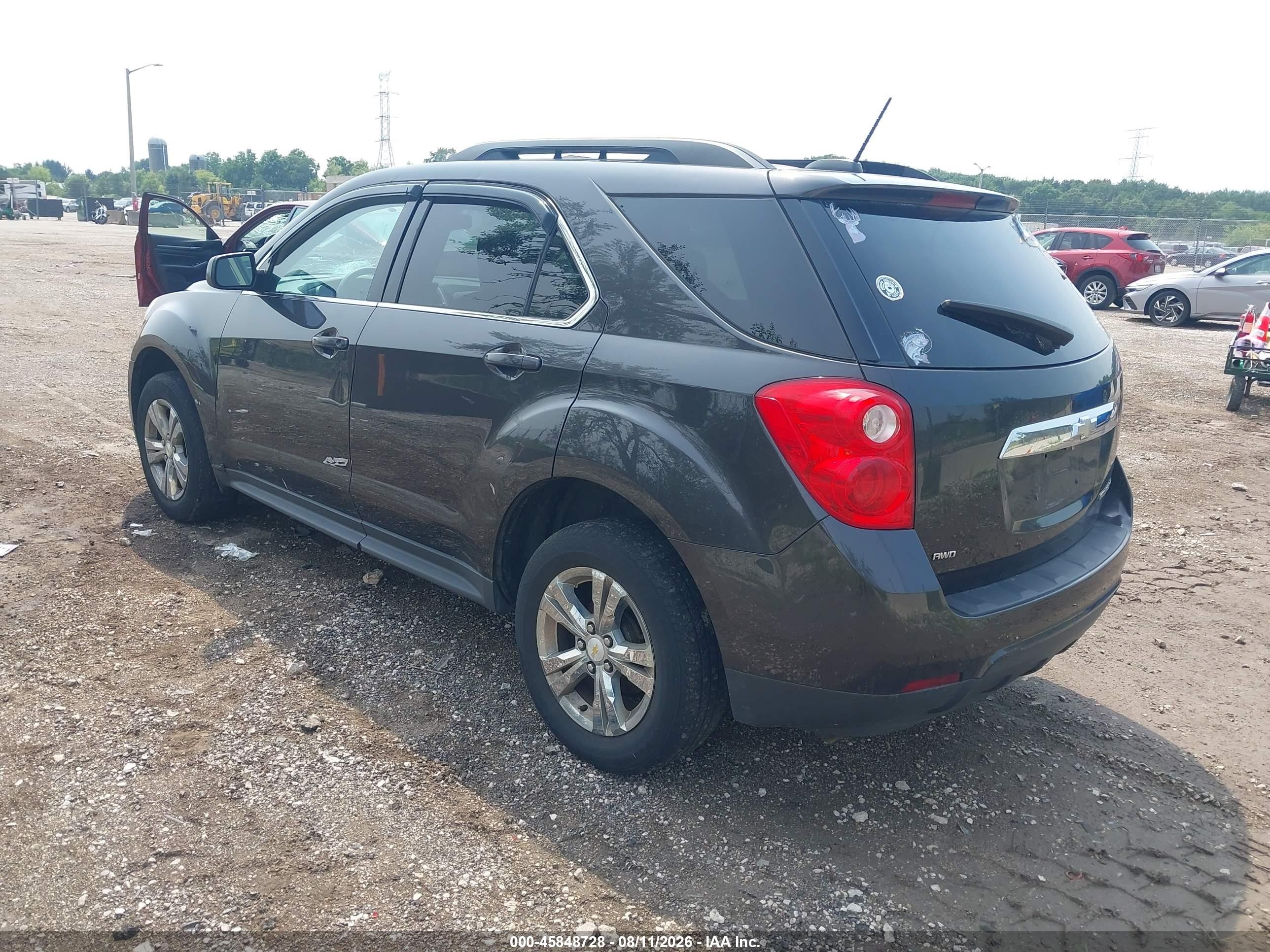 2015 Chevrolet Equinox Lt Серый vin: 1GNFLFEK4FZ146105