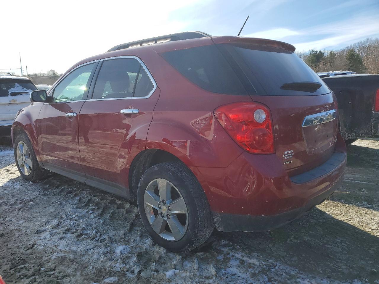 2014 Chevrolet Equinox Lt Red vin: 1GNFLFEK5EZ133541