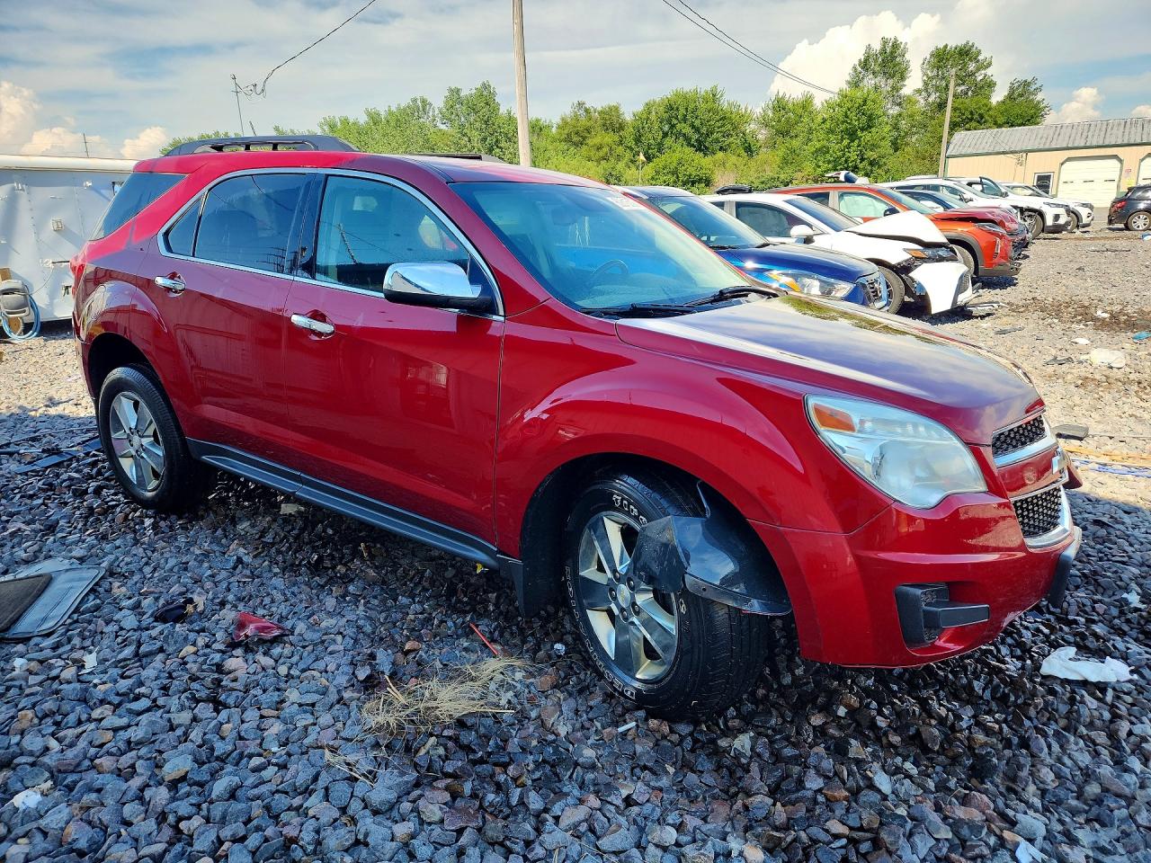 2015 Chevrolet Equinox Lt Red vin: 1GNFLFEK5FZ145206
