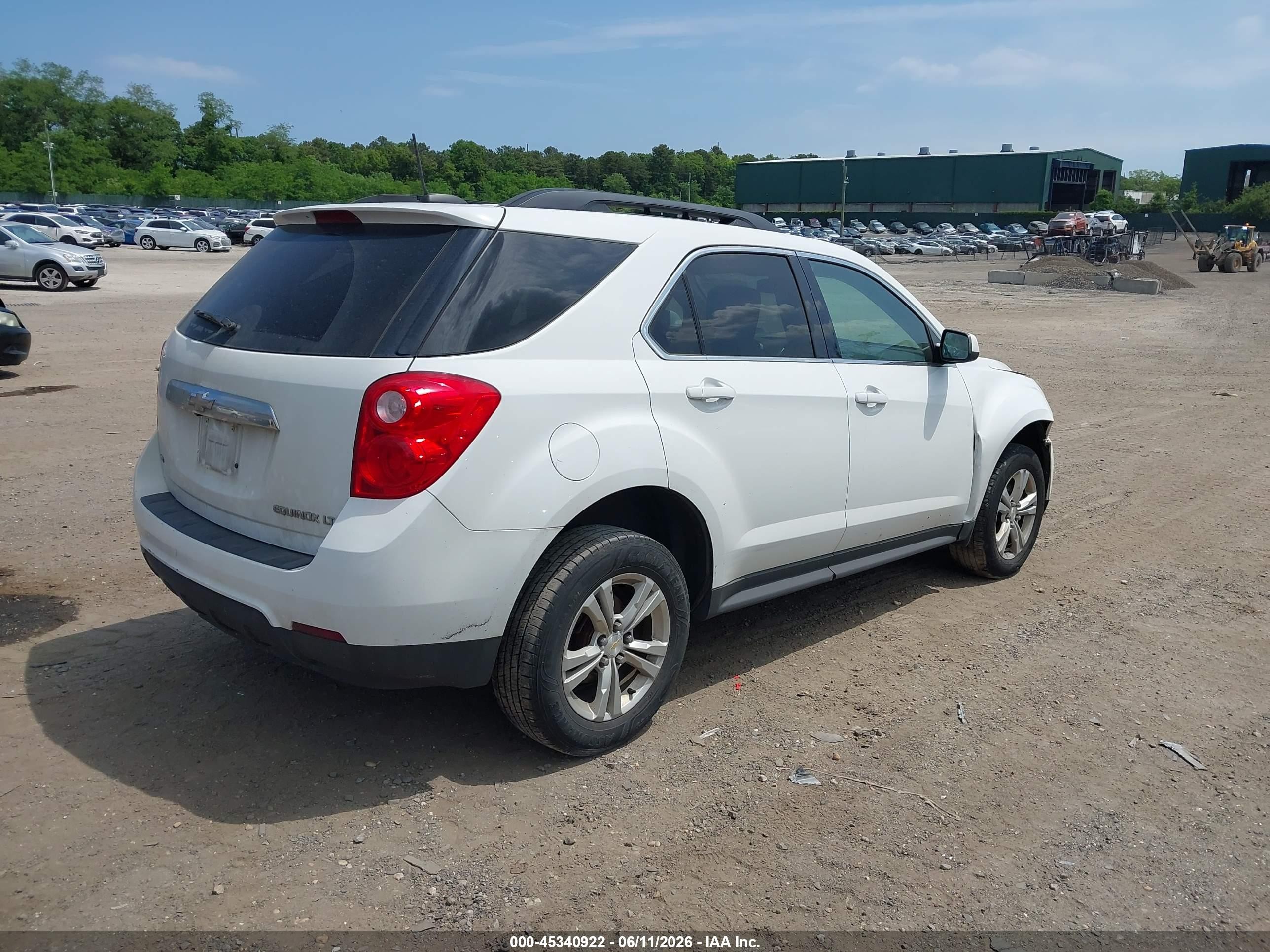 2015 Chevrolet Equinox 1lt White vin: 1GNFLFEK6FZ137468