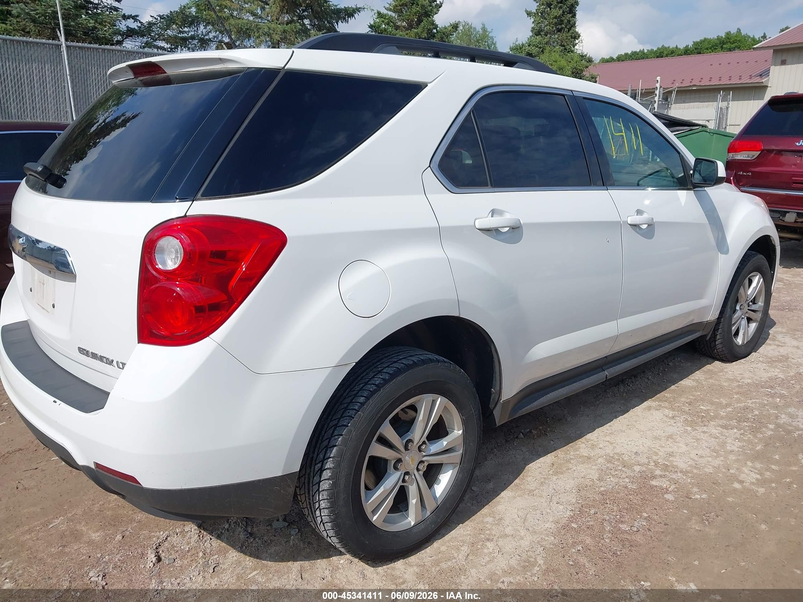 2015 Chevrolet Equinox 1lt White vin: 1GNFLFEK7FZ117925