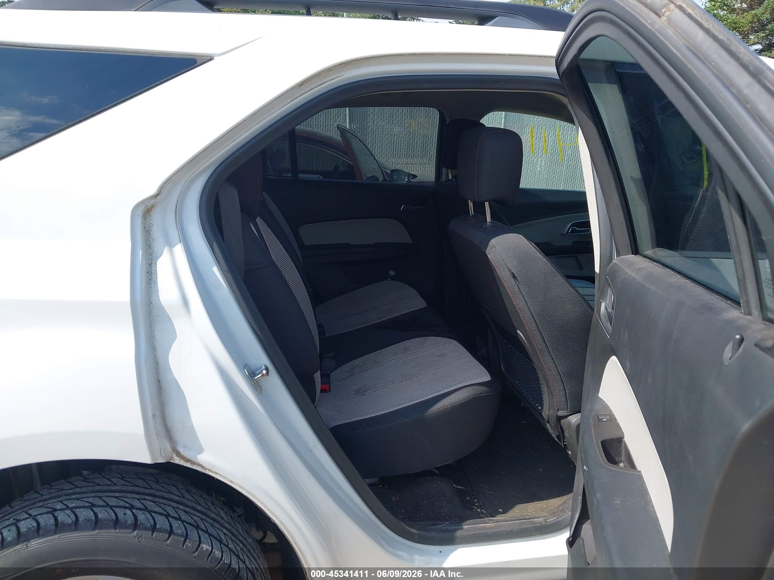 2015 Chevrolet Equinox 1lt White vin: 1GNFLFEK7FZ117925