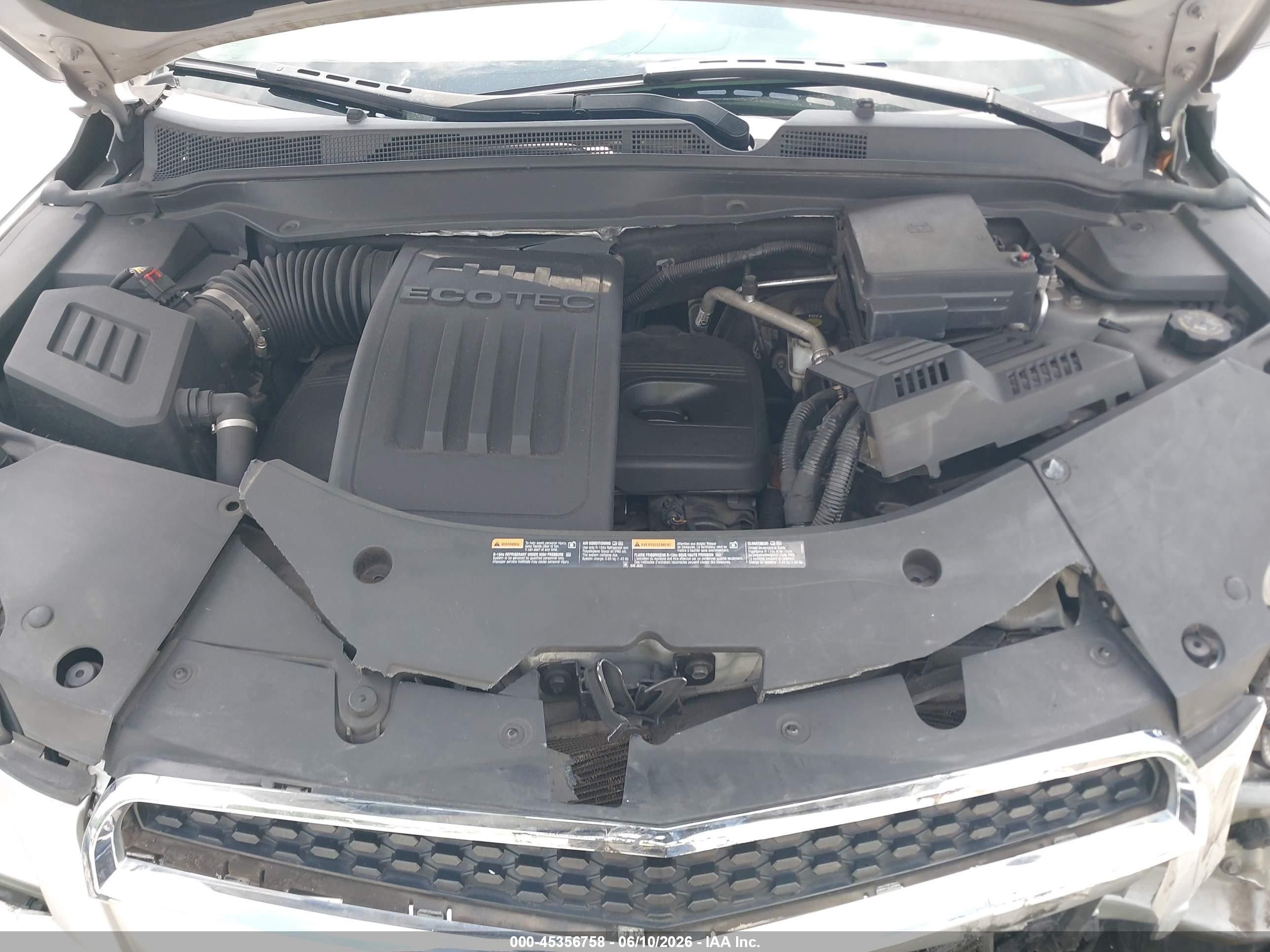 2015 Chevrolet Equinox 1lt Серебряный vin: 1GNFLFEK7FZ135275