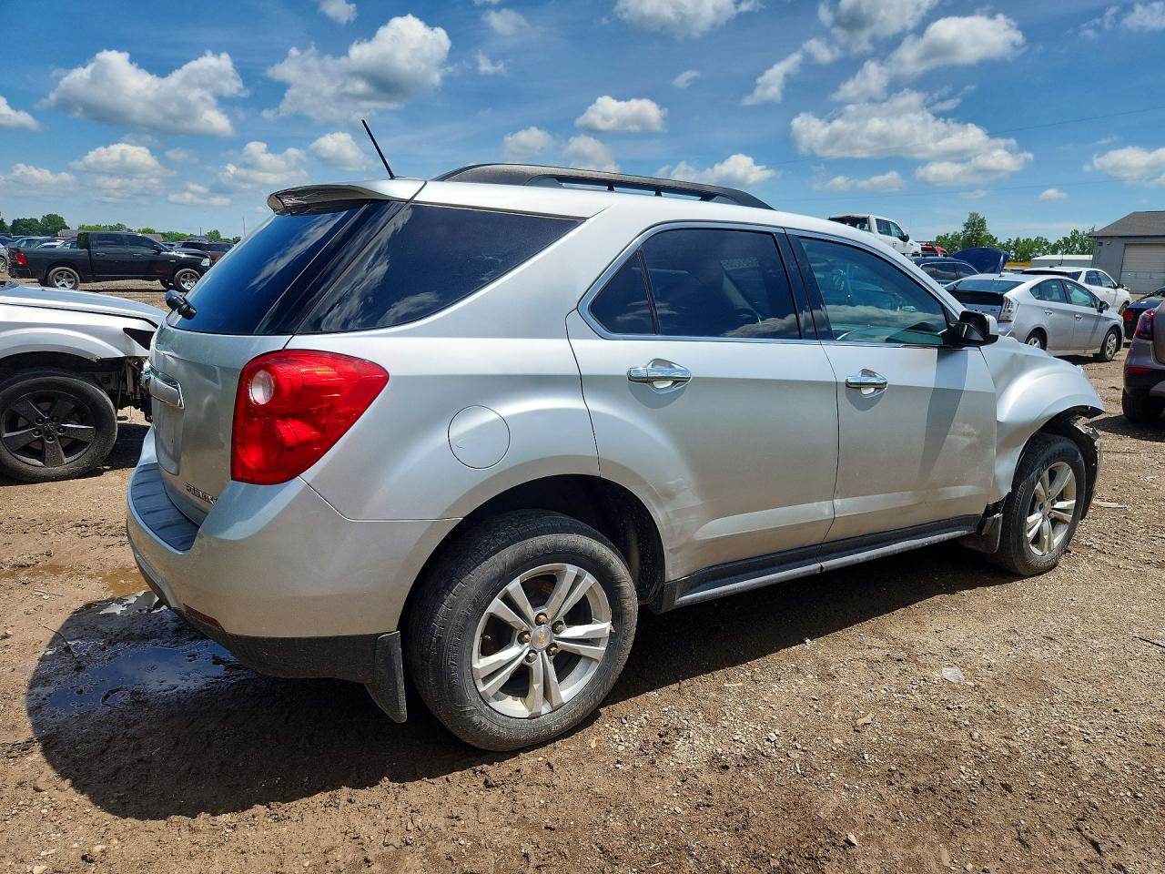 2015 Chevrolet Equinox Lt Серый vin: 1GNFLFEK7FZ138290