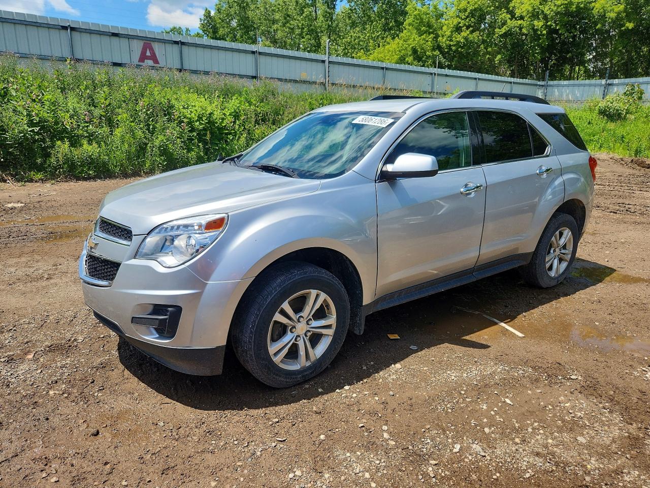 2015 Chevrolet Equinox Lt Серый vin: 1GNFLFEK7FZ138290