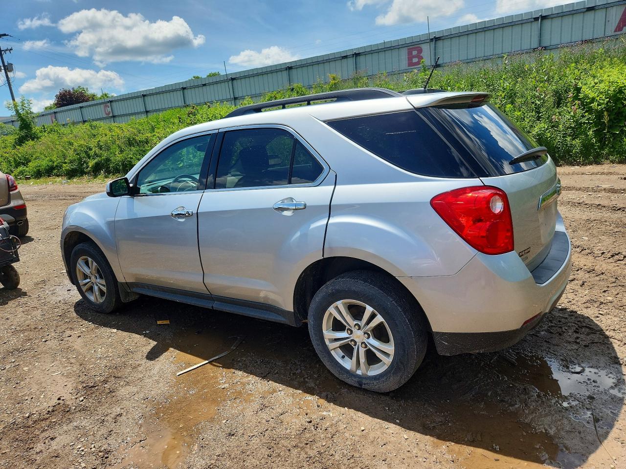 2015 Chevrolet Equinox Lt Серый vin: 1GNFLFEK7FZ138290