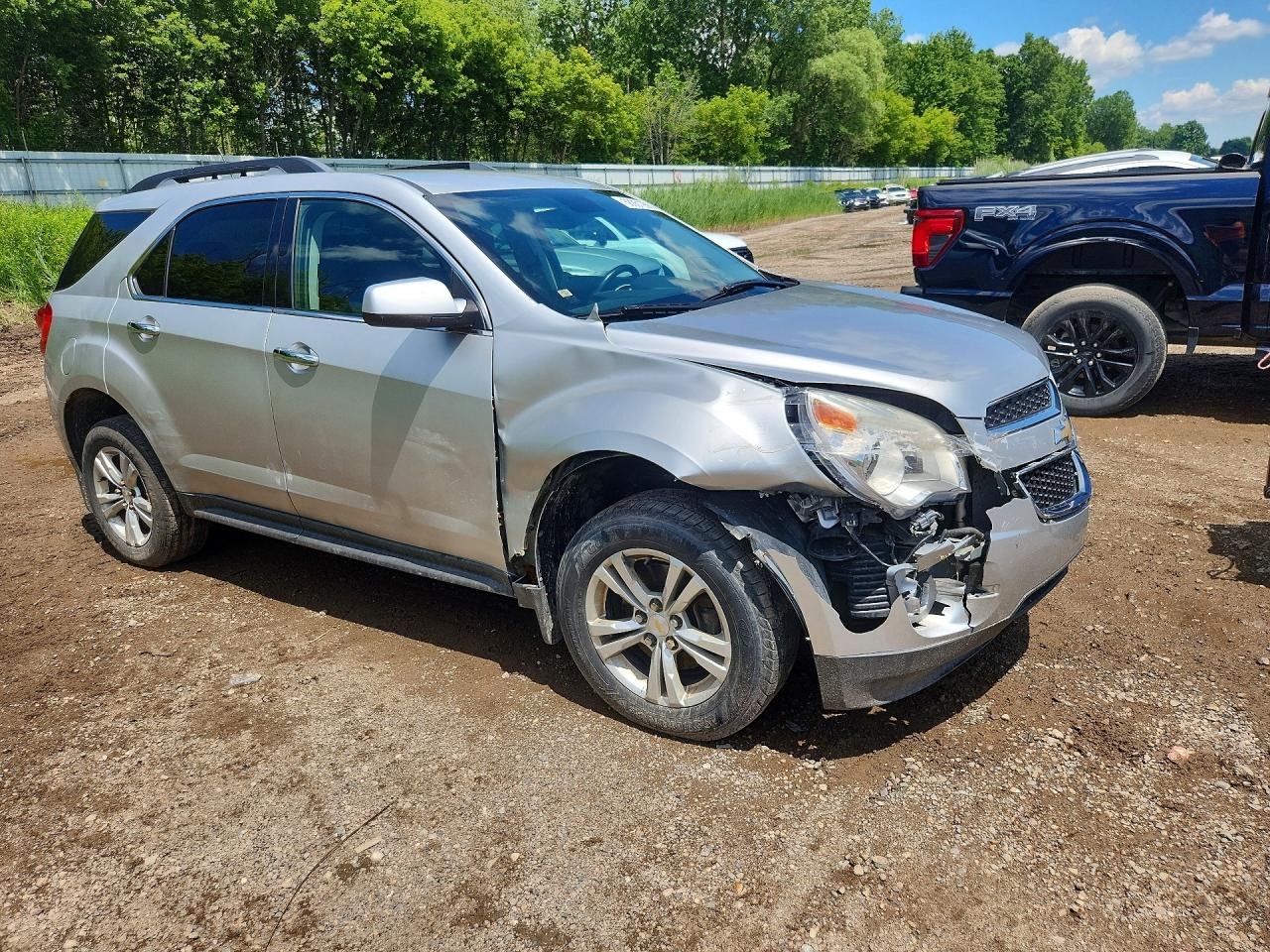 2015 Chevrolet Equinox Lt Серый vin: 1GNFLFEK7FZ138290