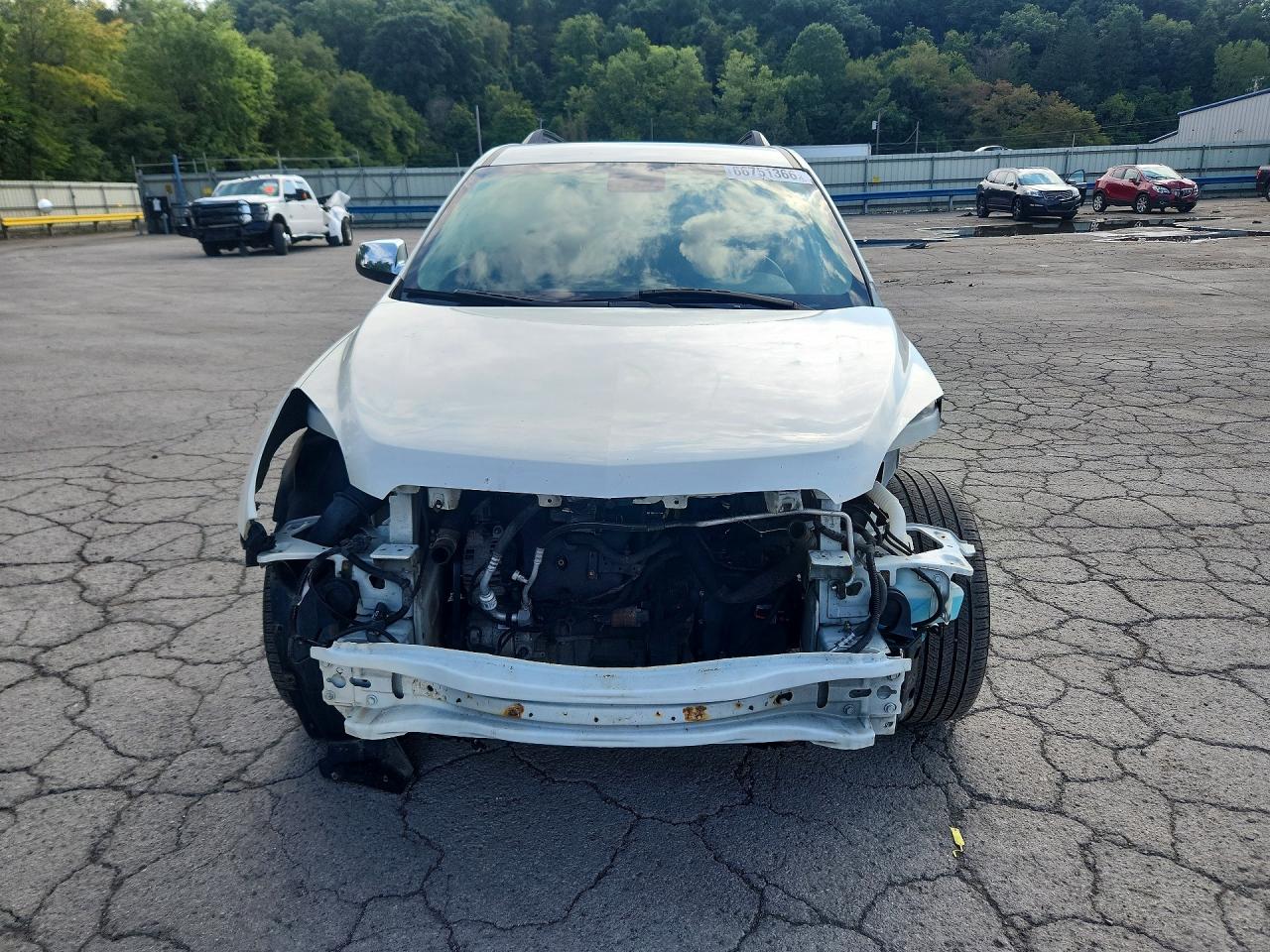 2015 Chevrolet Equinox Lt White vin: 1GNFLFEK7FZ138838