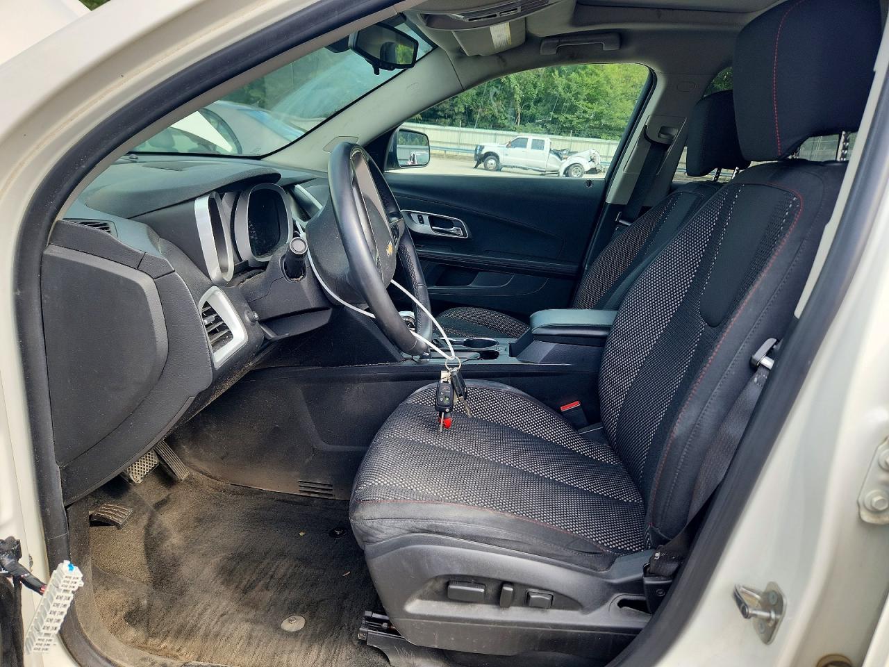 2015 Chevrolet Equinox Lt White vin: 1GNFLFEK7FZ138838