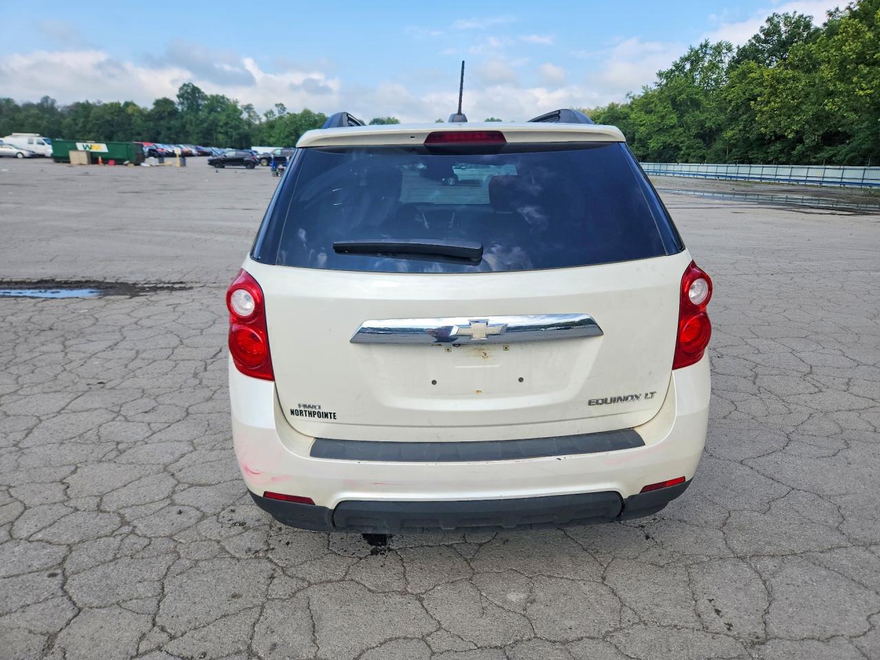2015 Chevrolet Equinox Lt White vin: 1GNFLFEK7FZ138838