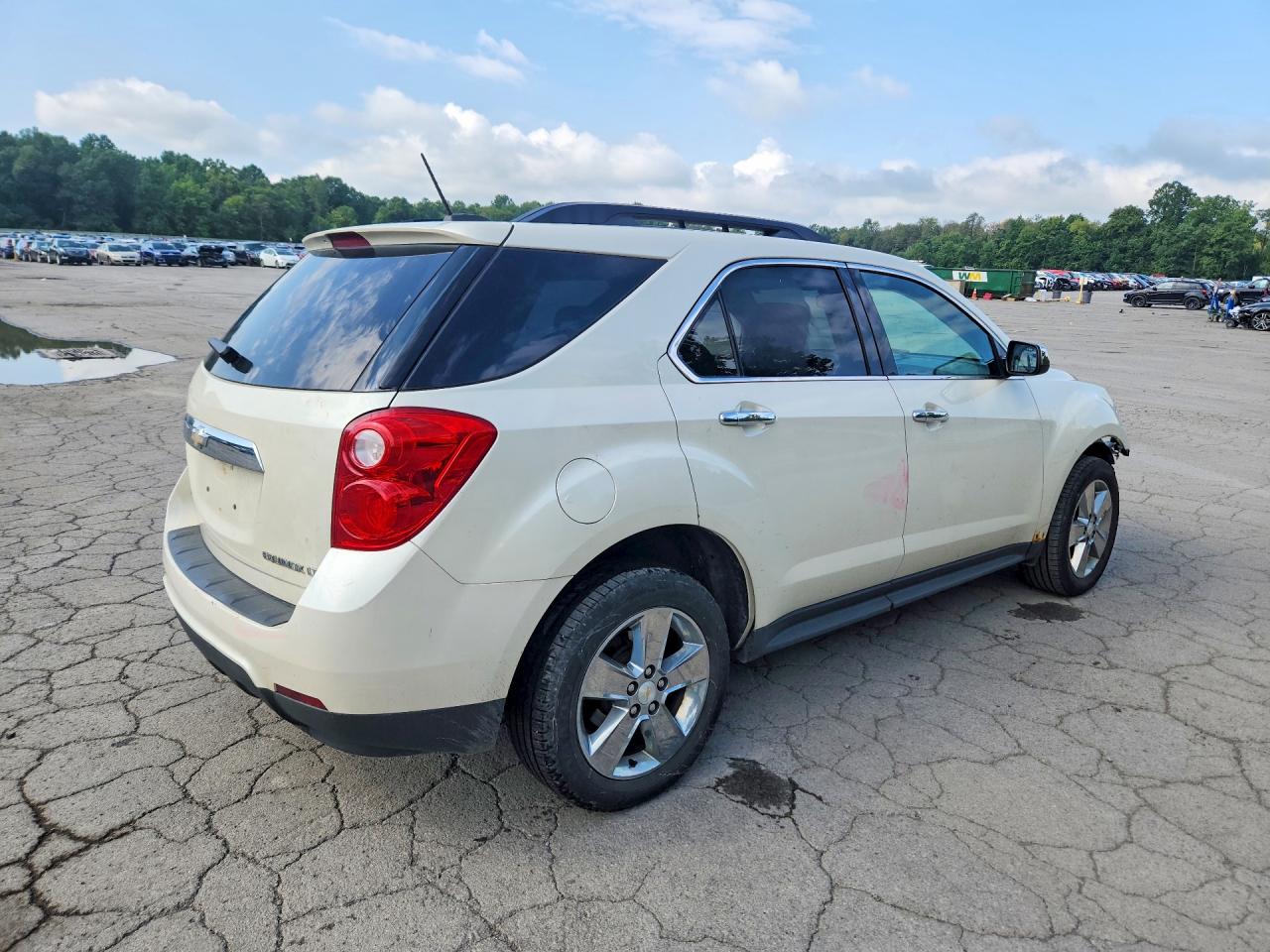 2015 Chevrolet Equinox Lt White vin: 1GNFLFEK7FZ138838