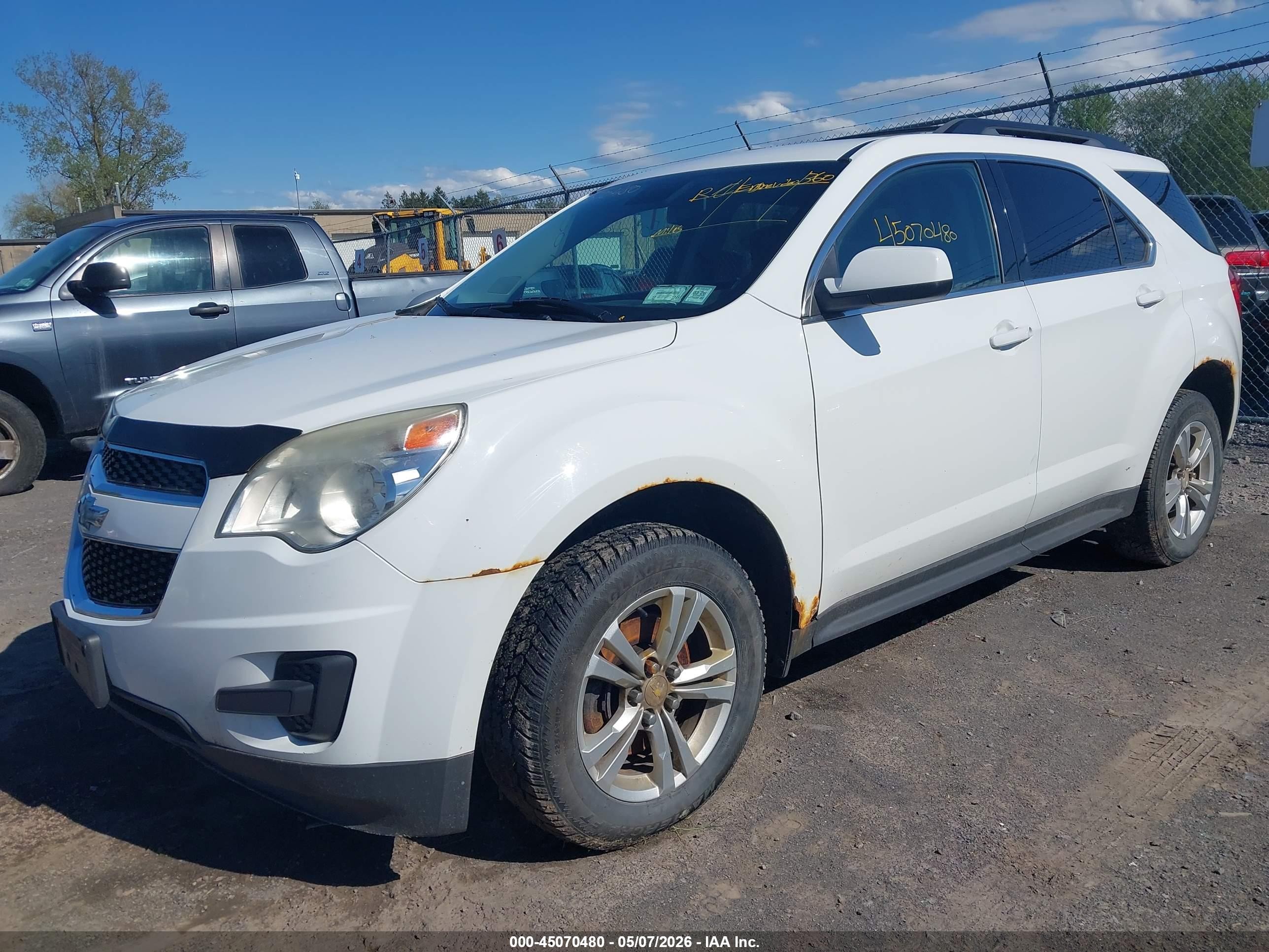 2014 Chevrolet Equinox 1lt Белый vin: 1GNFLFEK8EZ105684