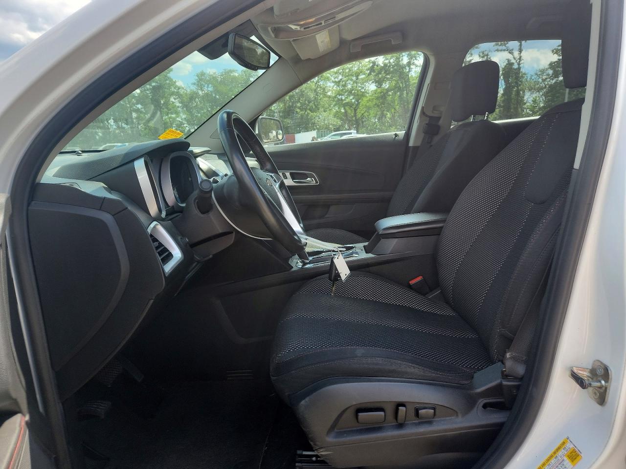 2015 Chevrolet Equinox Lt White vin: 1GNFLFEK8FZ102642