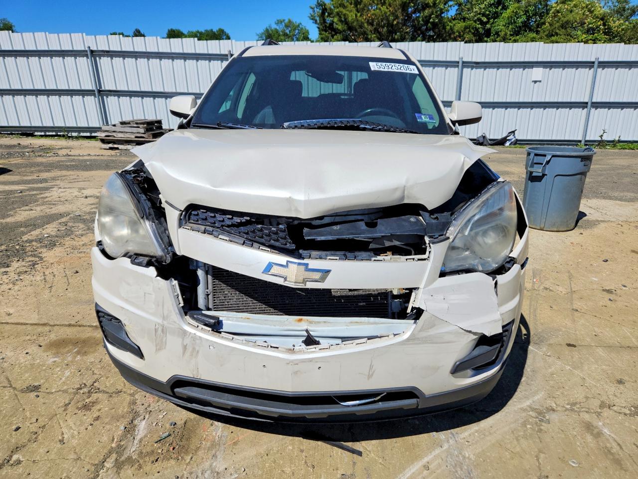 2015 Chevrolet Equinox Lt White vin: 1GNFLFEK8FZ126729