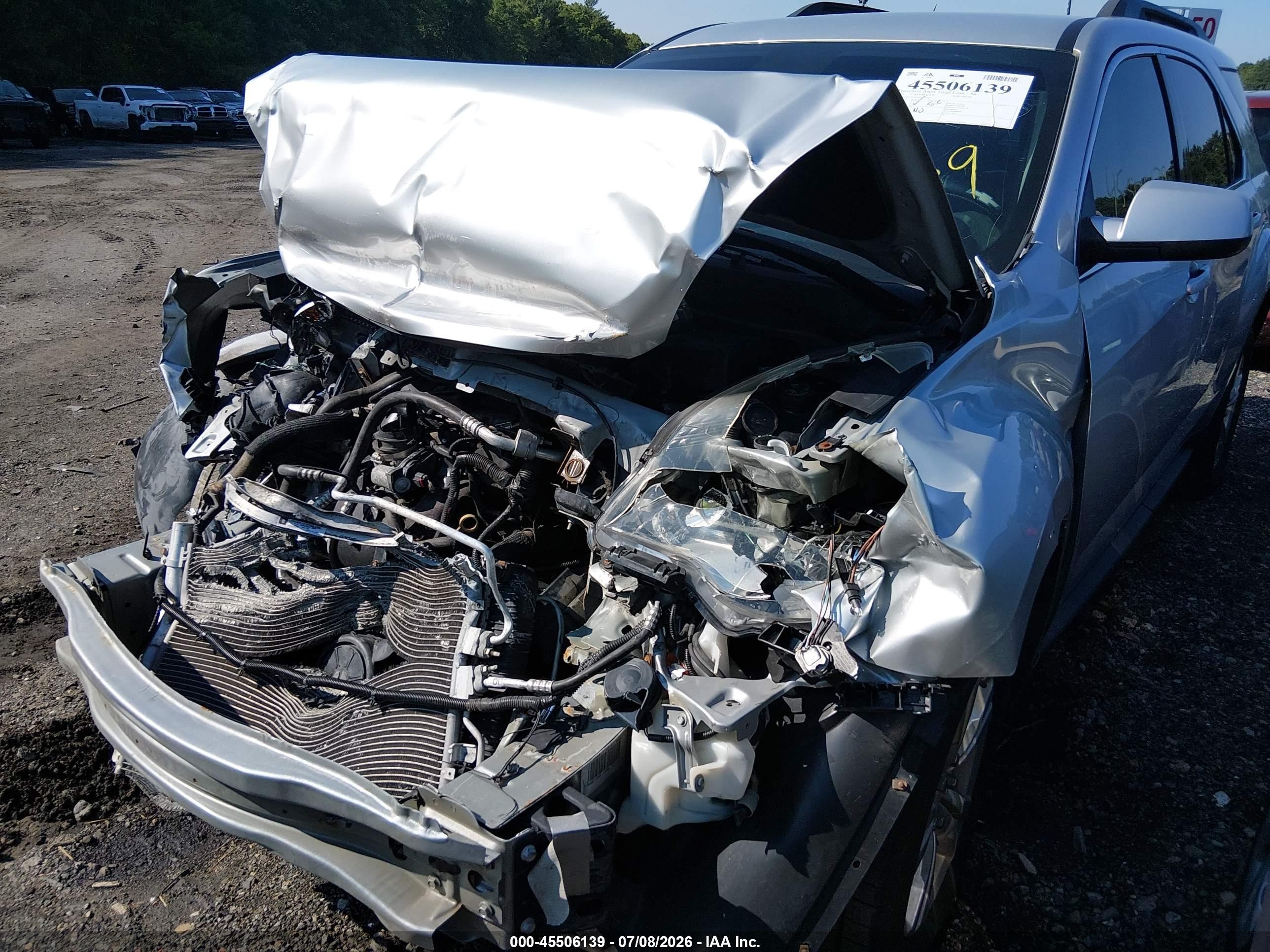 2015 Chevrolet Equinox Lt Silver vin: 1GNFLFEK8FZ133566