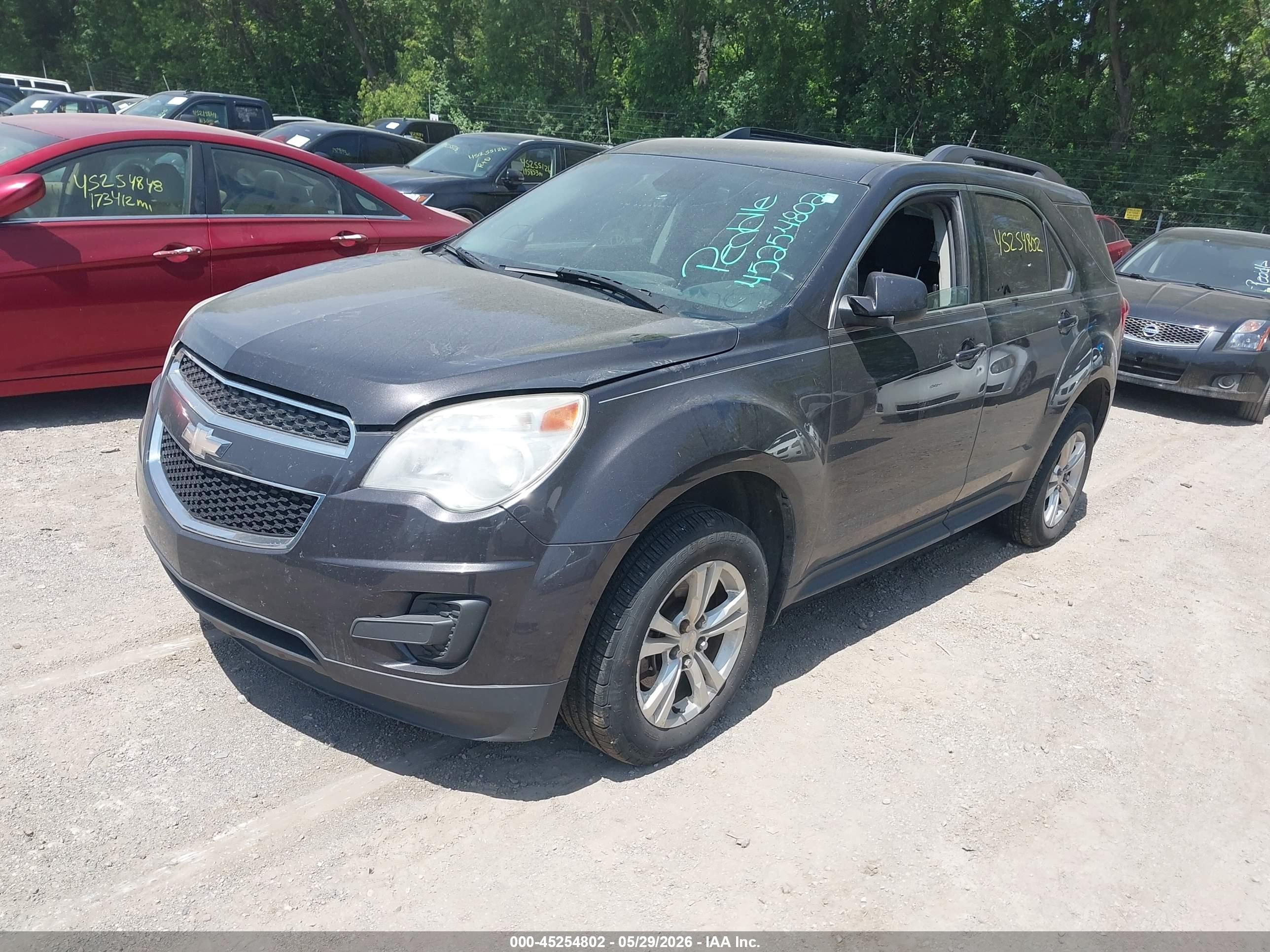 2015 Chevrolet Equinox 1lt Gray vin: 1GNFLFEK9FZ128442