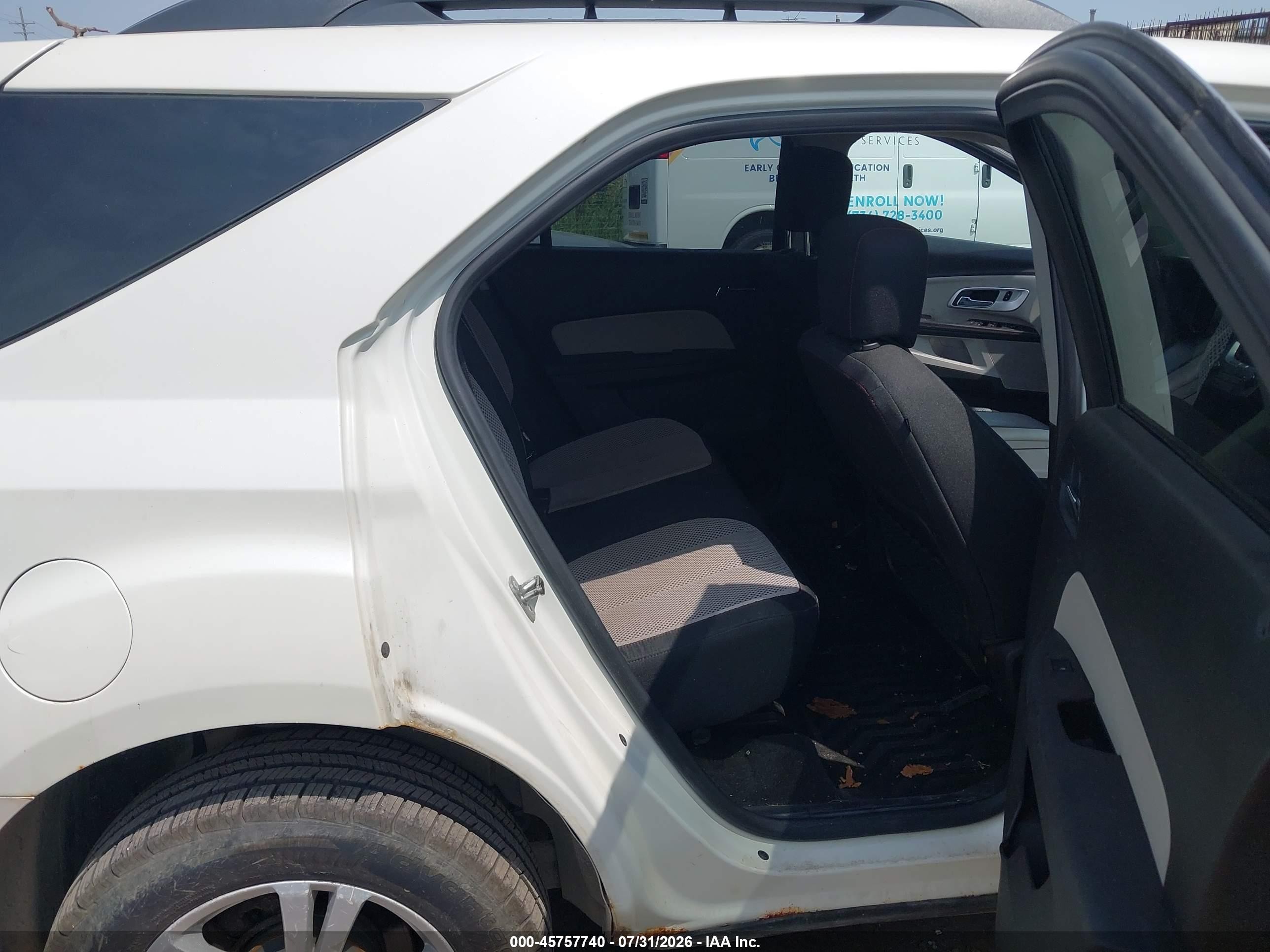 2015 Chevrolet Equinox Lt White vin: 1GNFLFEK9FZ131101