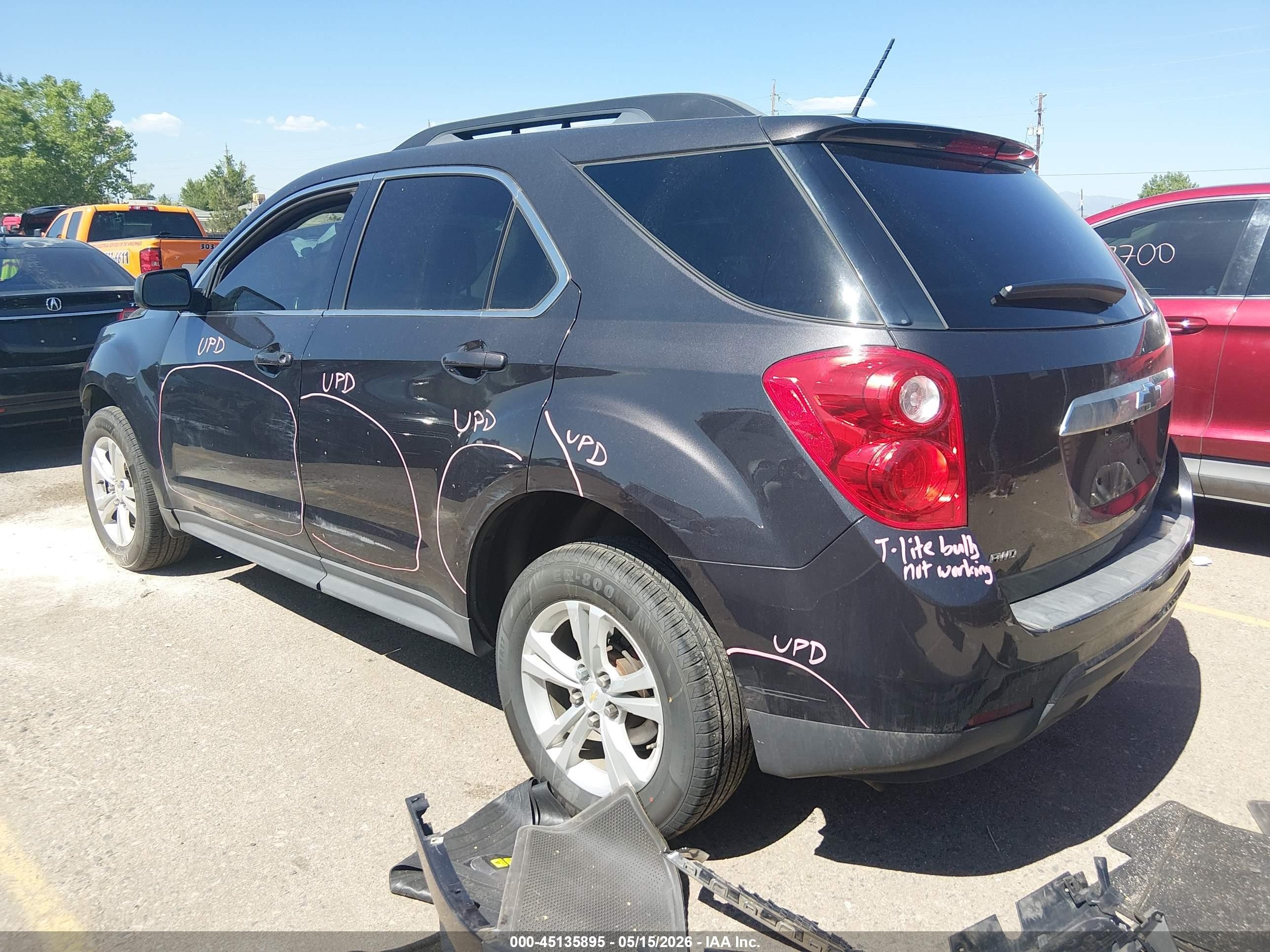 2015 Chevrolet Equinox 1lt Gray vin: 1GNFLFEK9FZ143345