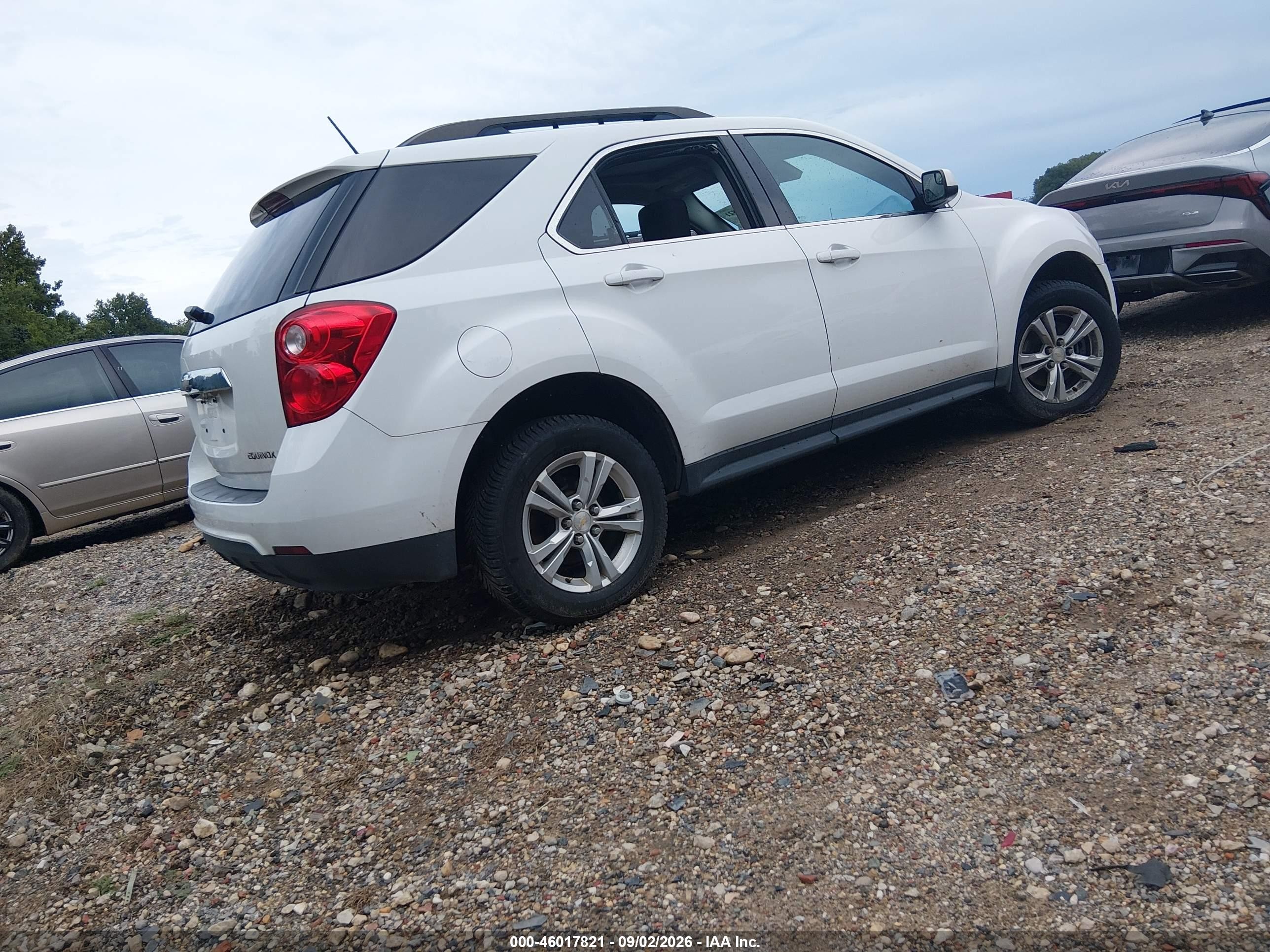 2014 Chevrolet Equinox 1lt White vin: 1GNFLFEKXEZ126746