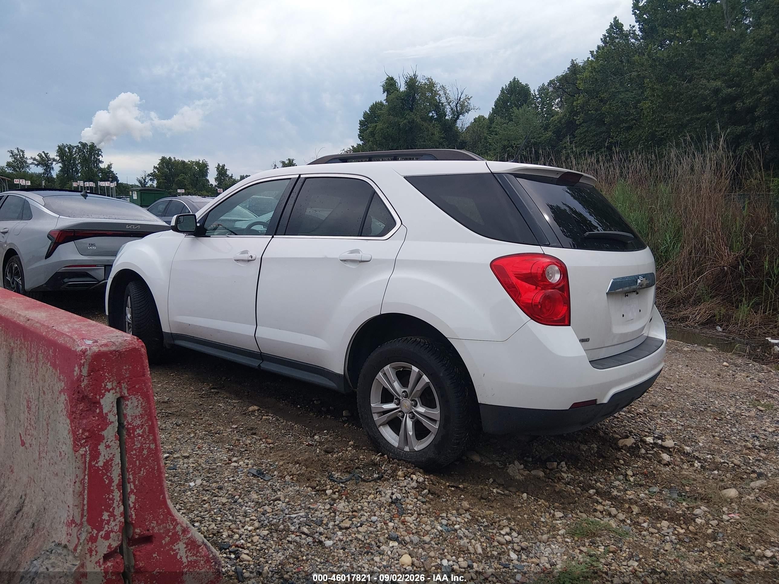 2014 Chevrolet Equinox 1lt White vin: 1GNFLFEKXEZ126746