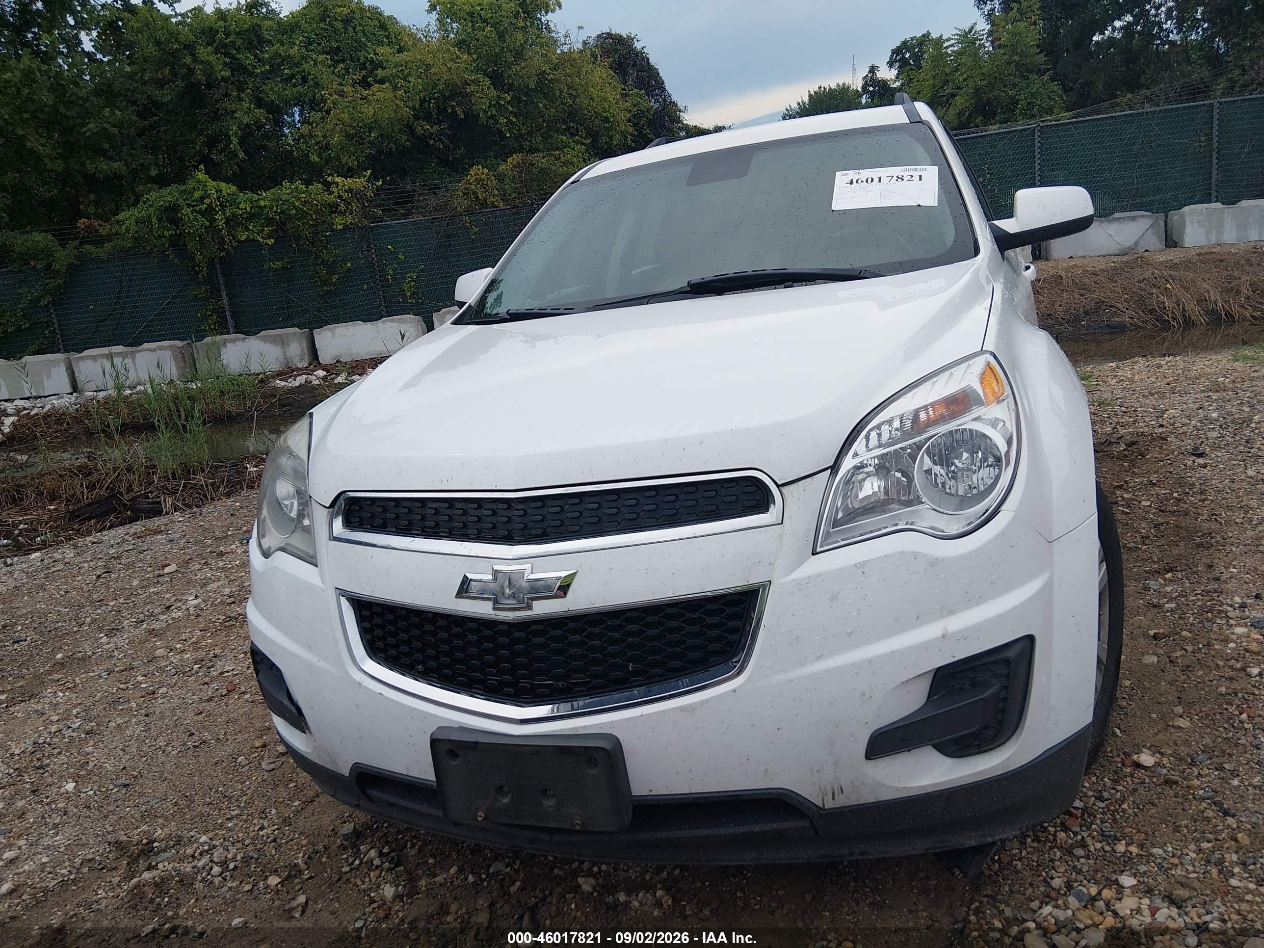 2014 Chevrolet Equinox 1lt White vin: 1GNFLFEKXEZ126746