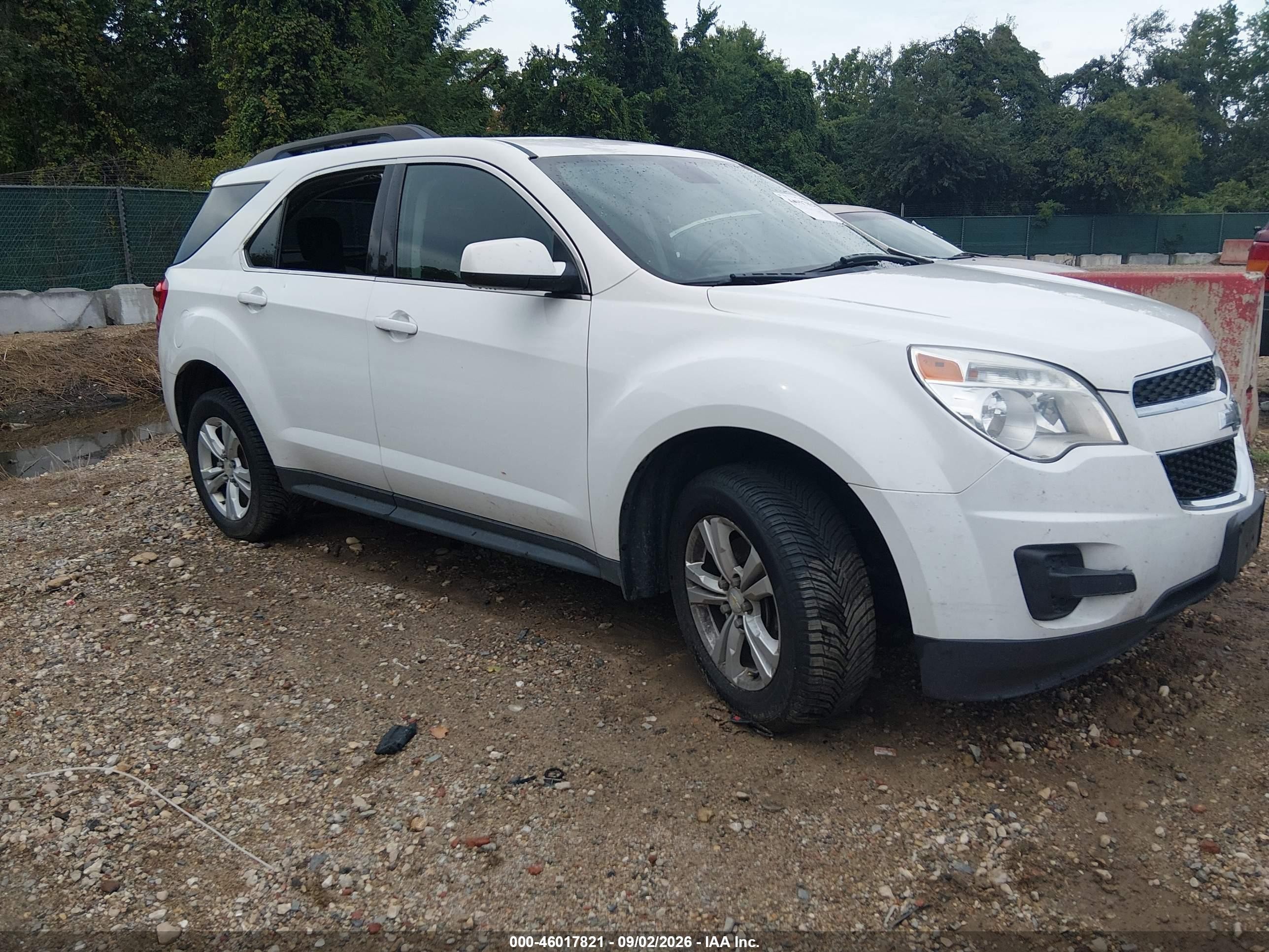 2014 Chevrolet Equinox 1lt White vin: 1GNFLFEKXEZ126746