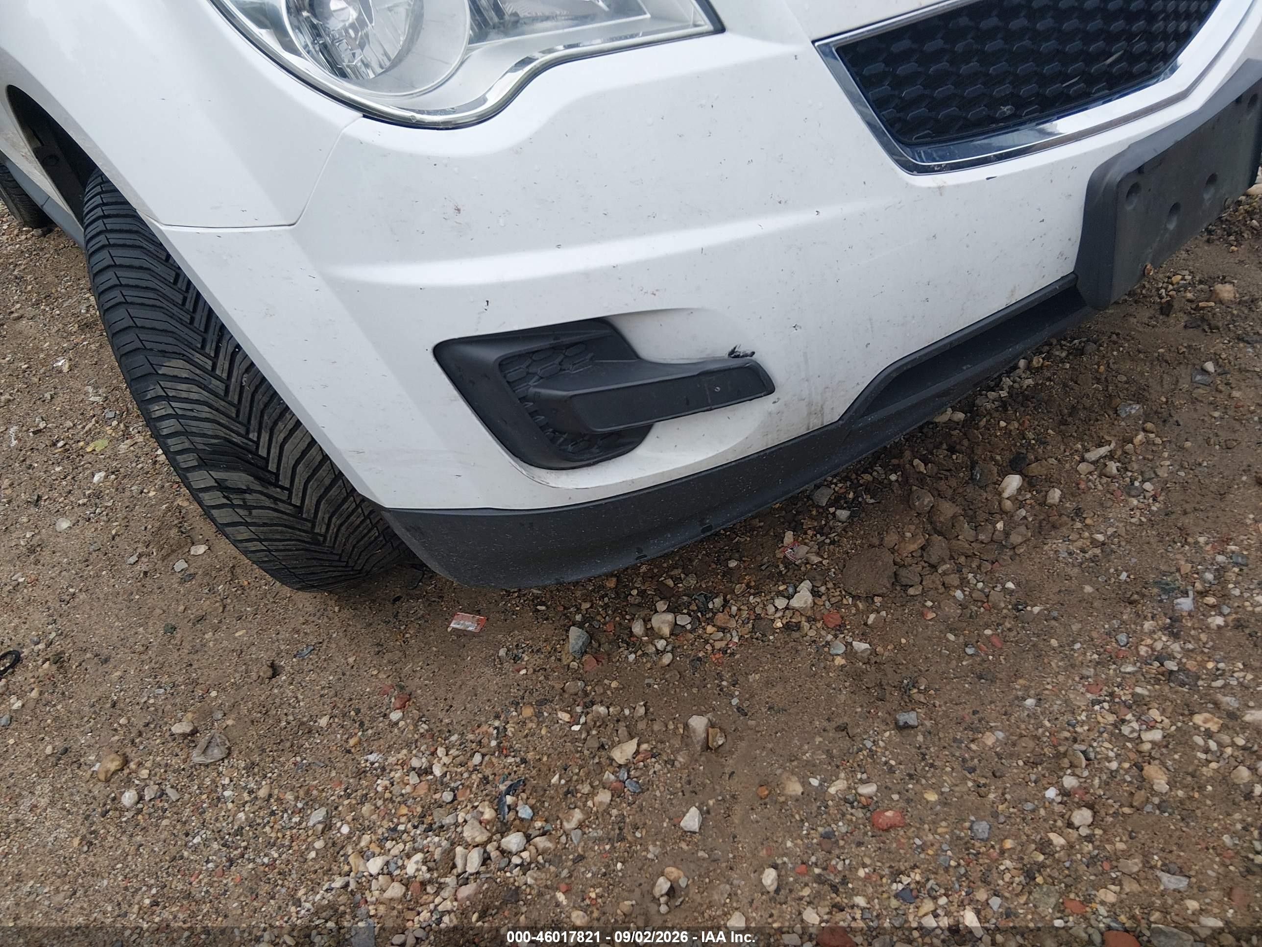 2014 Chevrolet Equinox 1lt White vin: 1GNFLFEKXEZ126746