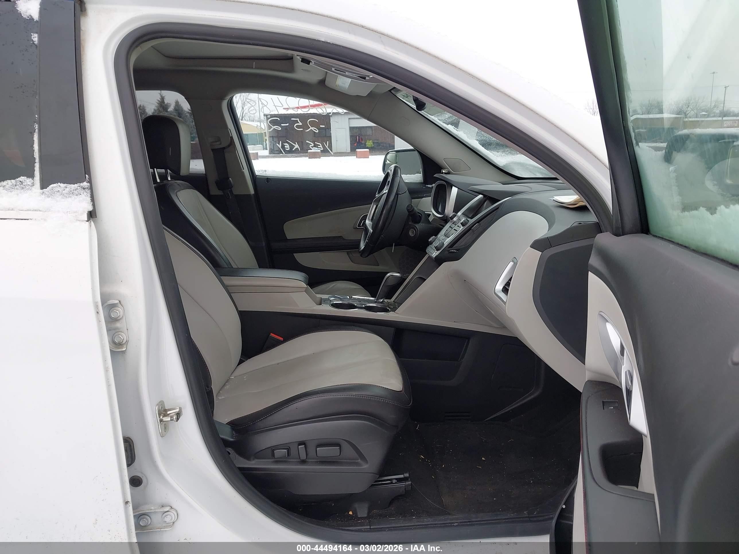 2015 Chevrolet Equinox 2lt White vin: 1GNFLGEK0FZ101944