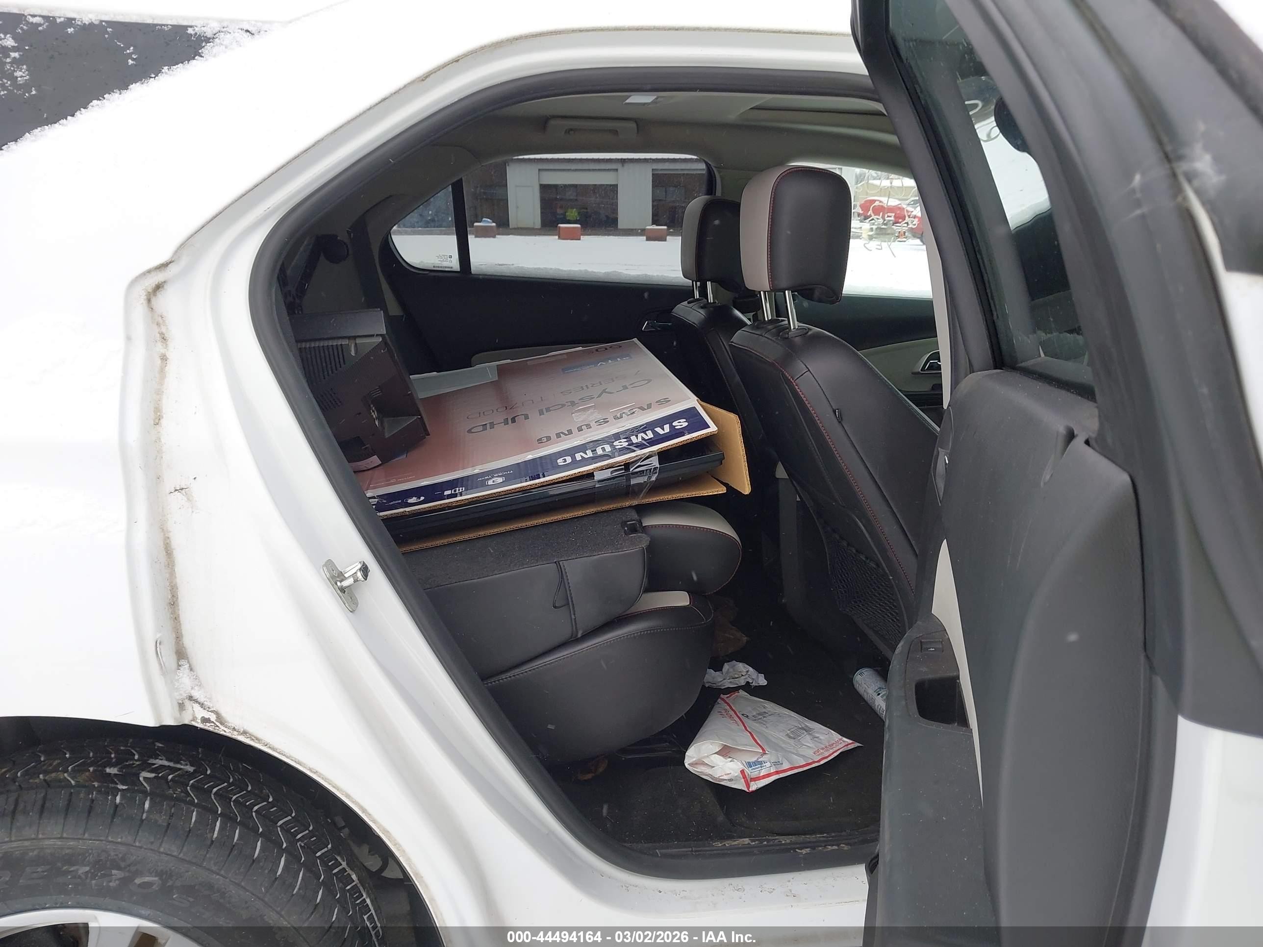 2015 Chevrolet Equinox 2lt White vin: 1GNFLGEK0FZ101944