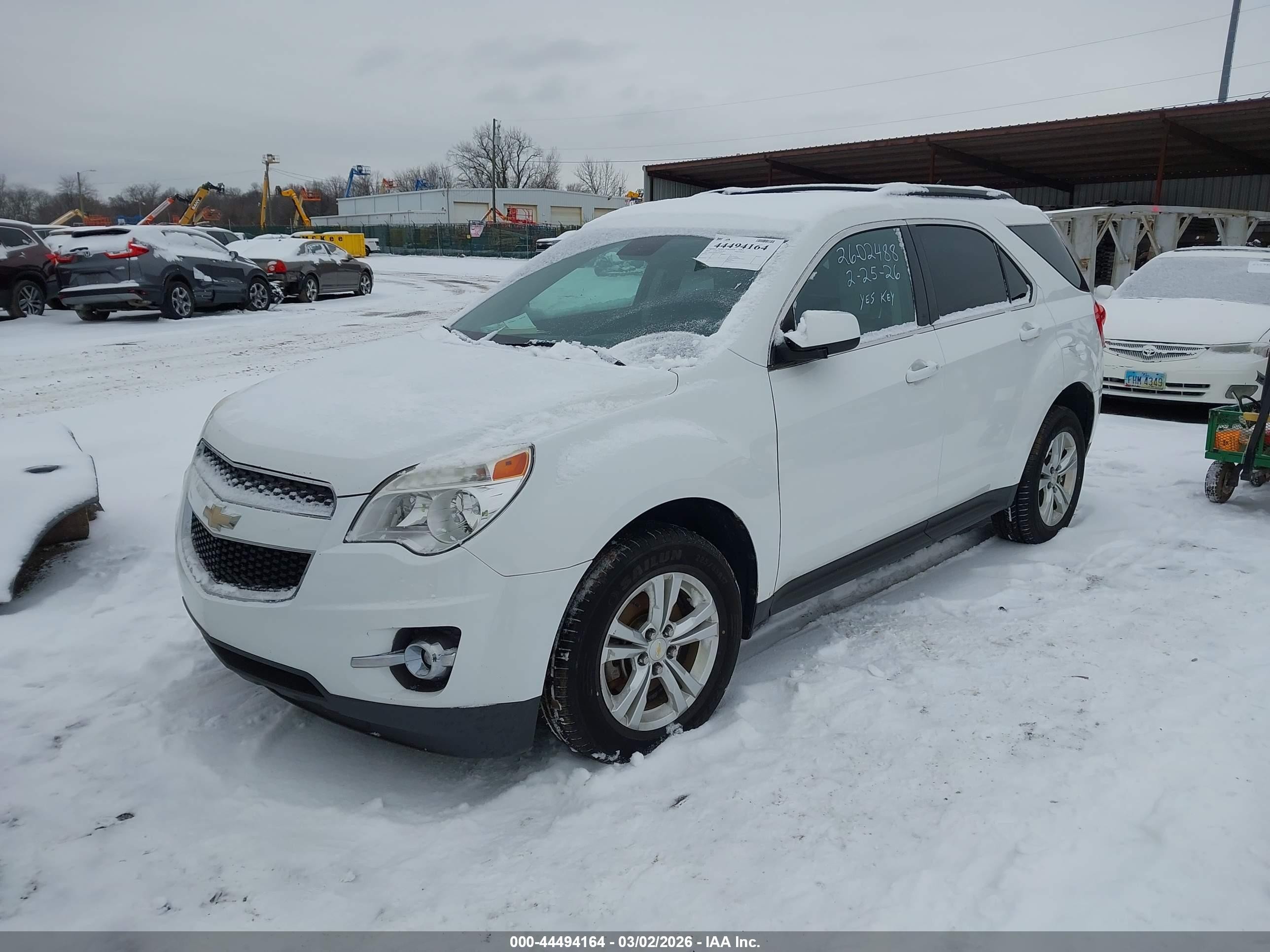 2015 Chevrolet Equinox 2lt White vin: 1GNFLGEK0FZ101944