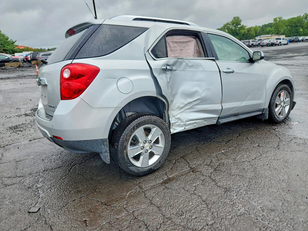 2013 Chevrolet Equinox Ltz Silver vin: 1GNFLGEK1DZ112352